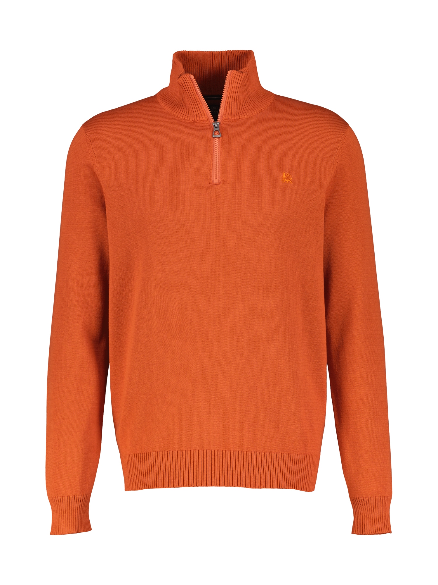 Image of LERROS Strickpullover "Flachstrick-Troyer mit Reissverschlusskragen"