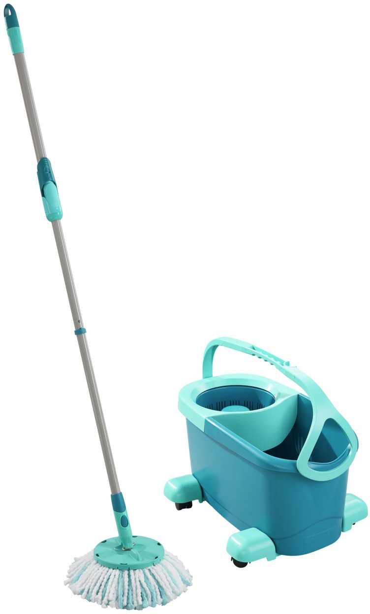 Image of Leifheit Bodenwischer-Set »Set CLEAN TWIST Disc Mop Ergo Mobile«, inkl. Rollwagen und Eimer bei Ackermann Versand Schweiz