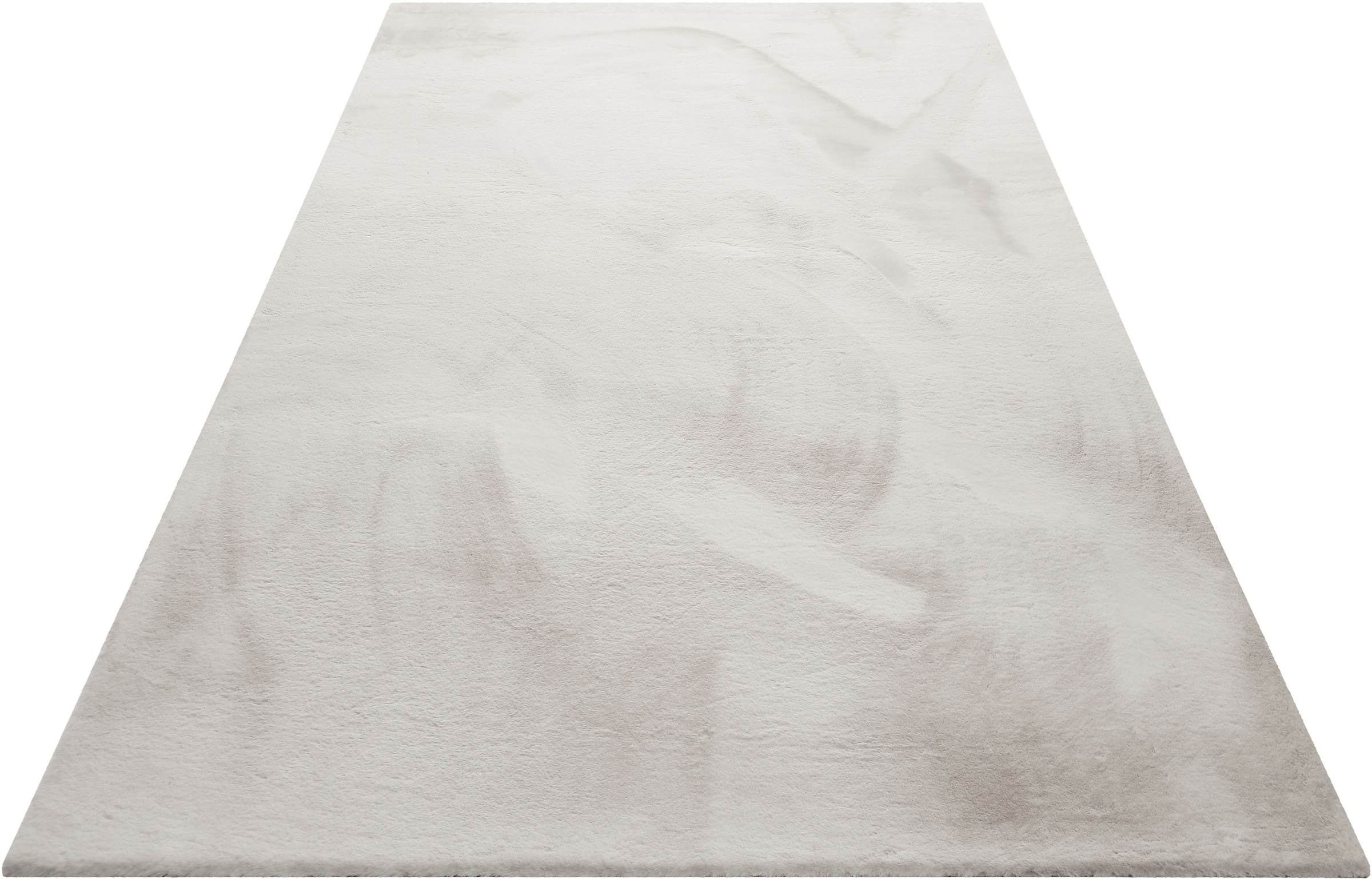 Image of Wecon home Basics Hochflor-Teppich "Anna" rechteckig 25 mm Höhe Wohnzimmer, Schlafzimmer, Felloptik, sehr weich und flauschig, Uni