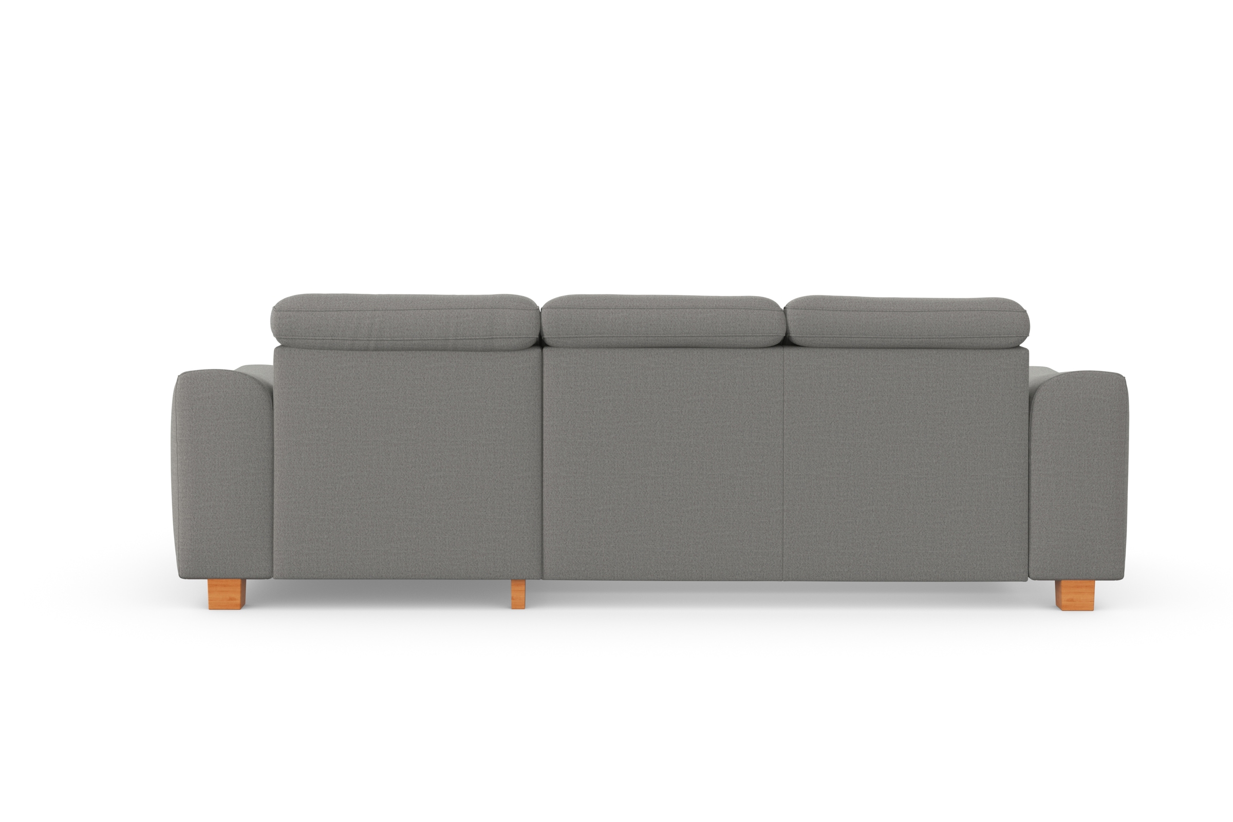 sit&more Canapé d'angle »Dundee L-Form« mit Federkern und Massivholzfüssen, wahlweise mit Kopfteilverstellung