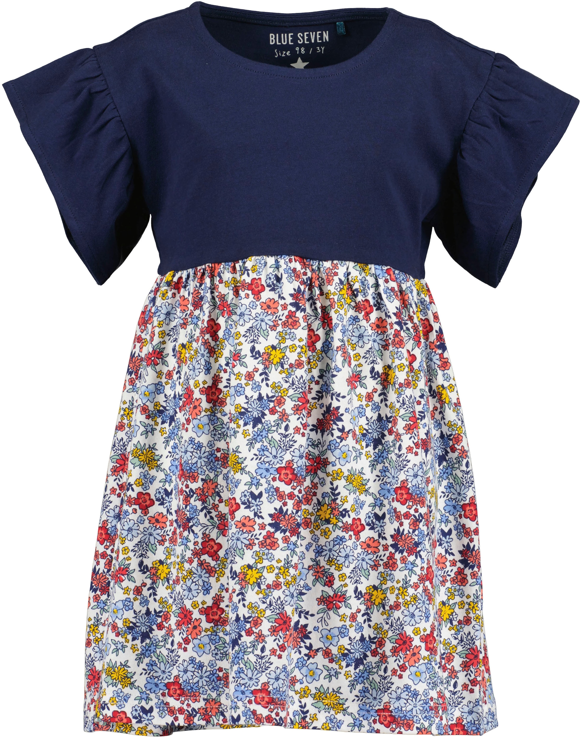 Blue Seven Robe d'été 1 pièces tlg. mit tollen Rüschen an den leicht überschnittenen Schultern