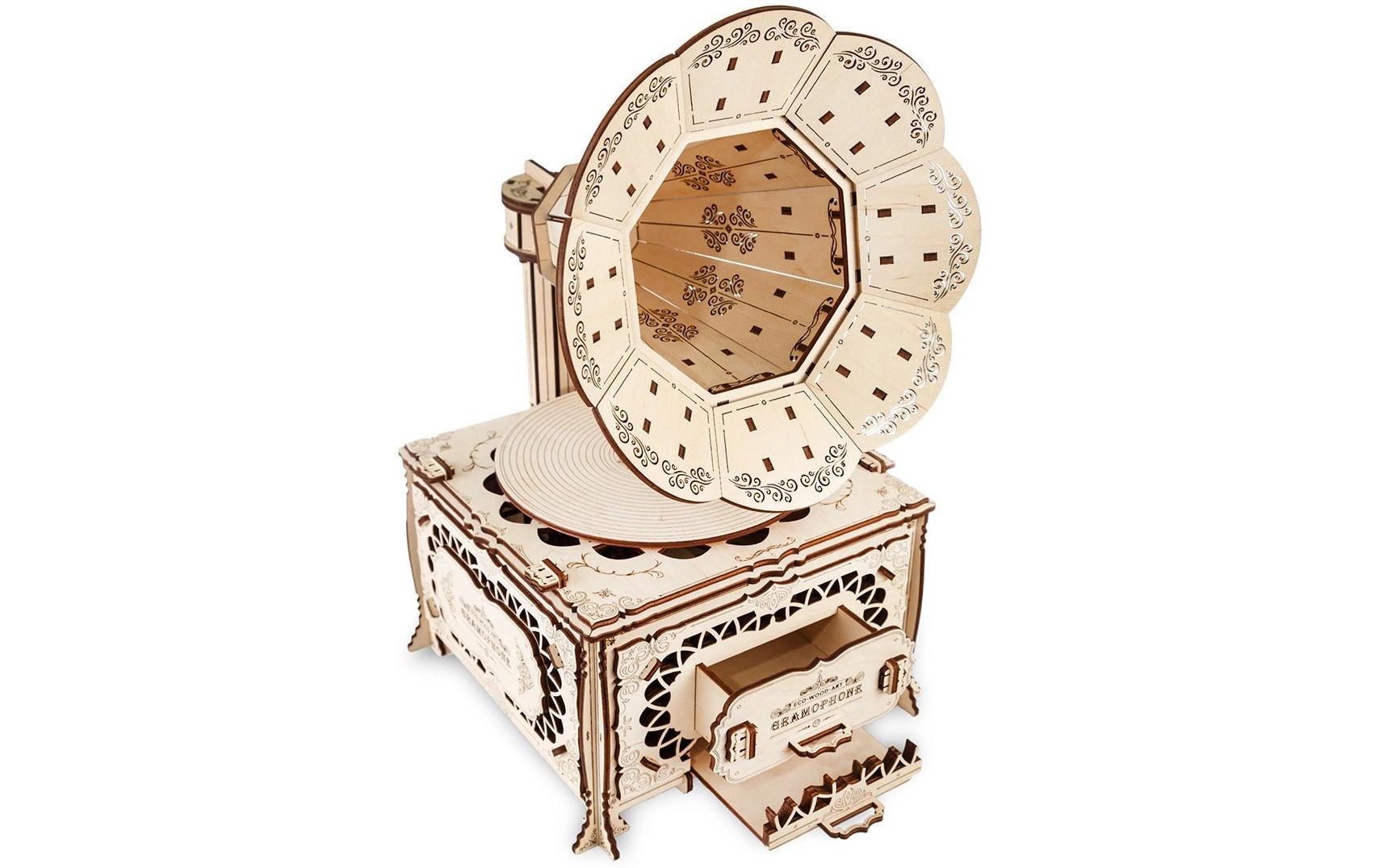  Modellbausatz »Eco-Wood-Art Grammophon« 321 Stk. tlg.