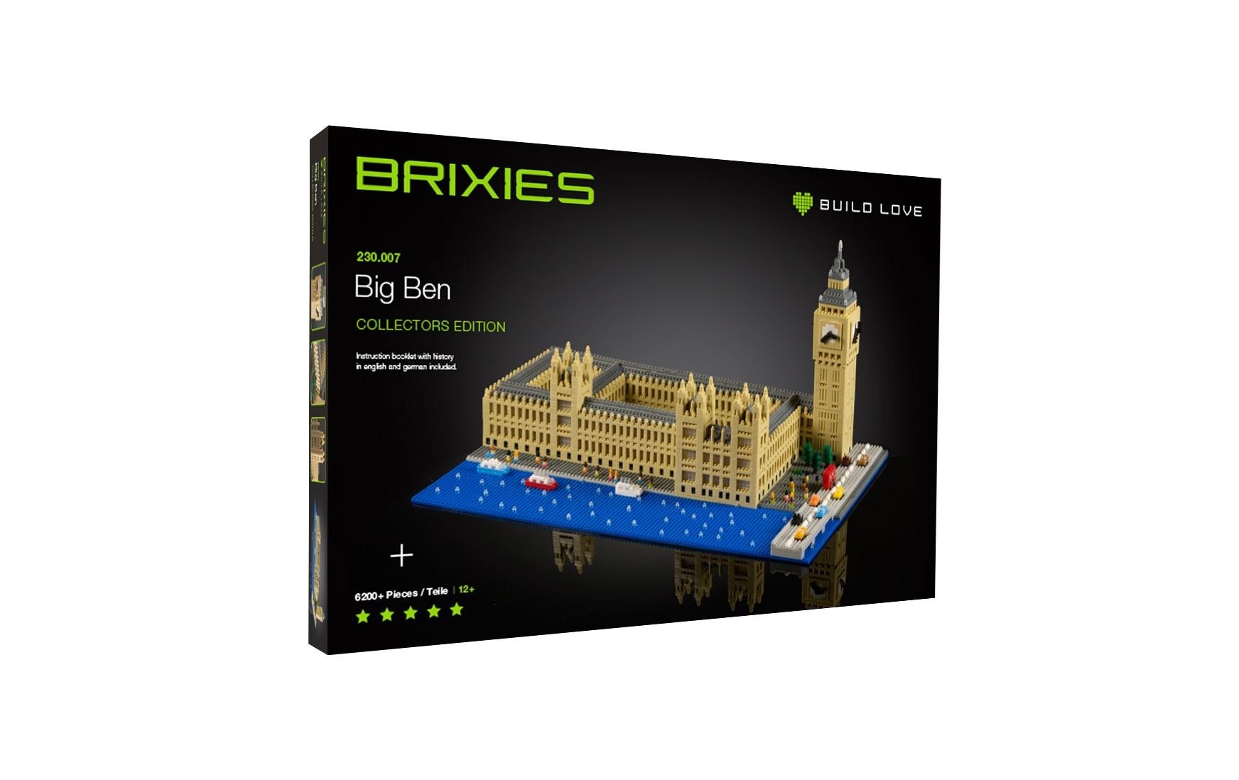 Image of Brixies Modellbausatz "Big Ben Collectors Edition 6757 Bausteine" 6.757 Stk. tlg.