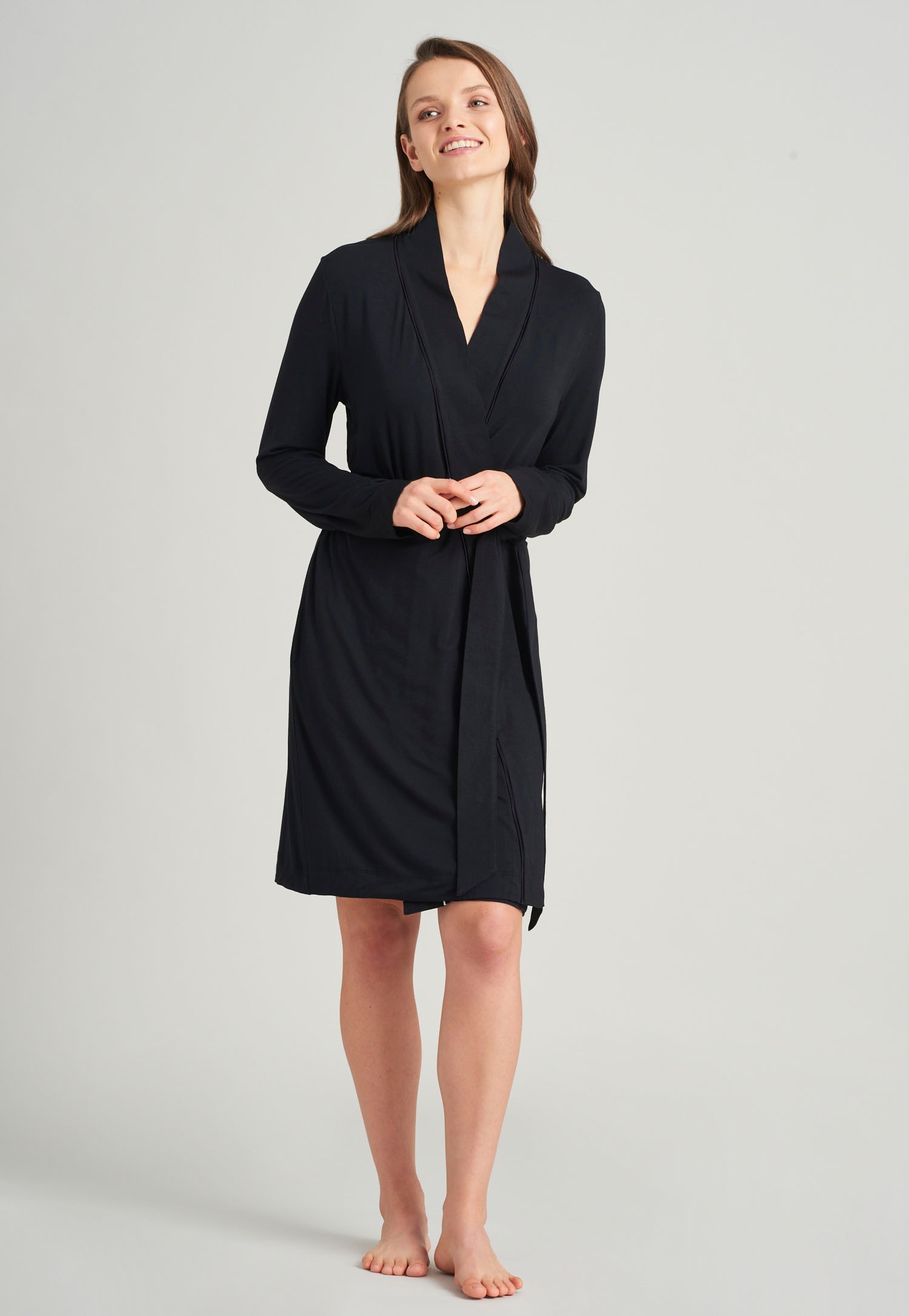 Image of Schiesser Damenbademantel »175509«, (1 St.), Kimono in feinem Jersey bei Ackermann Versand Schweiz