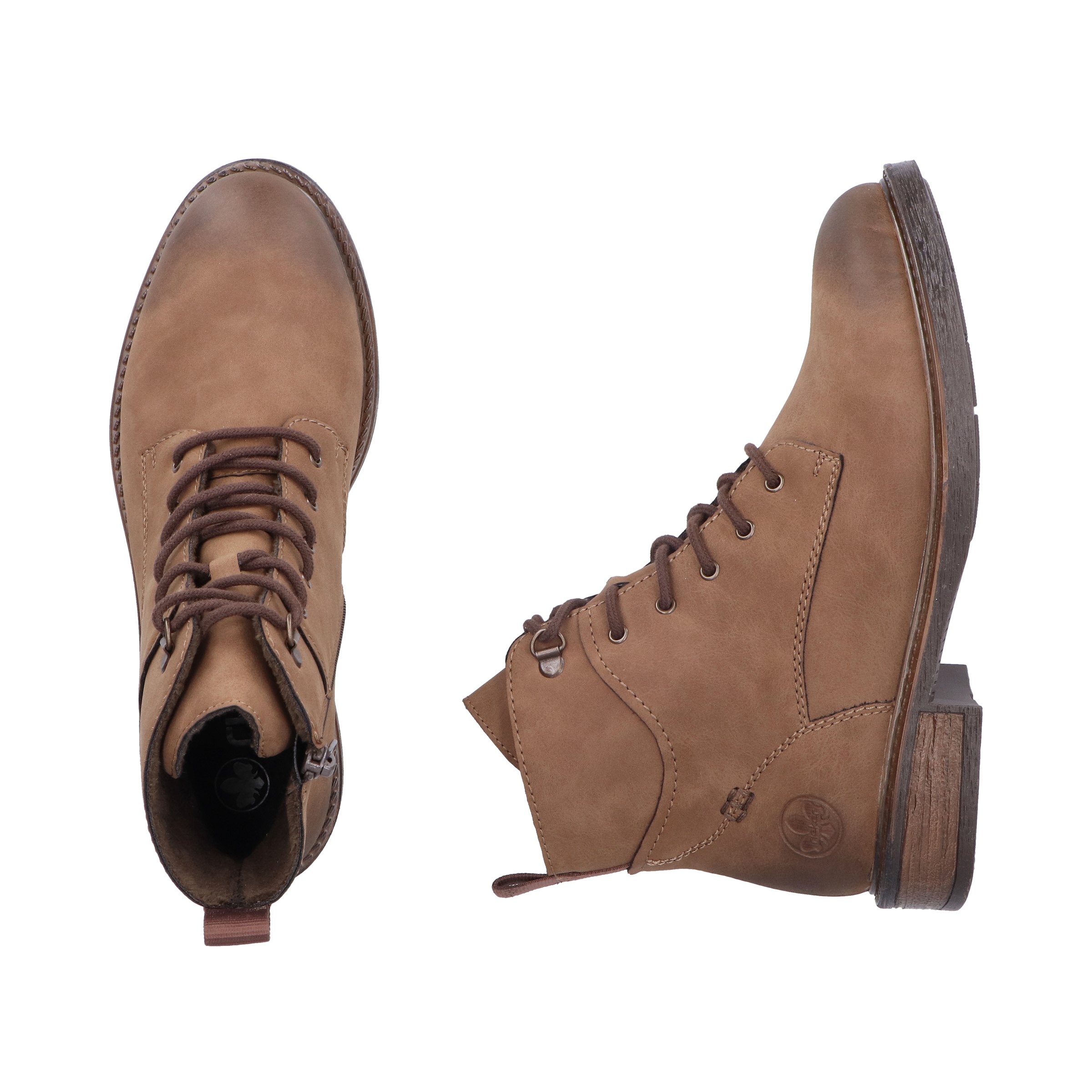 Rieker Schnürstiefelette  Schnürboots, Casual-Boots in aktueller Used-Optik