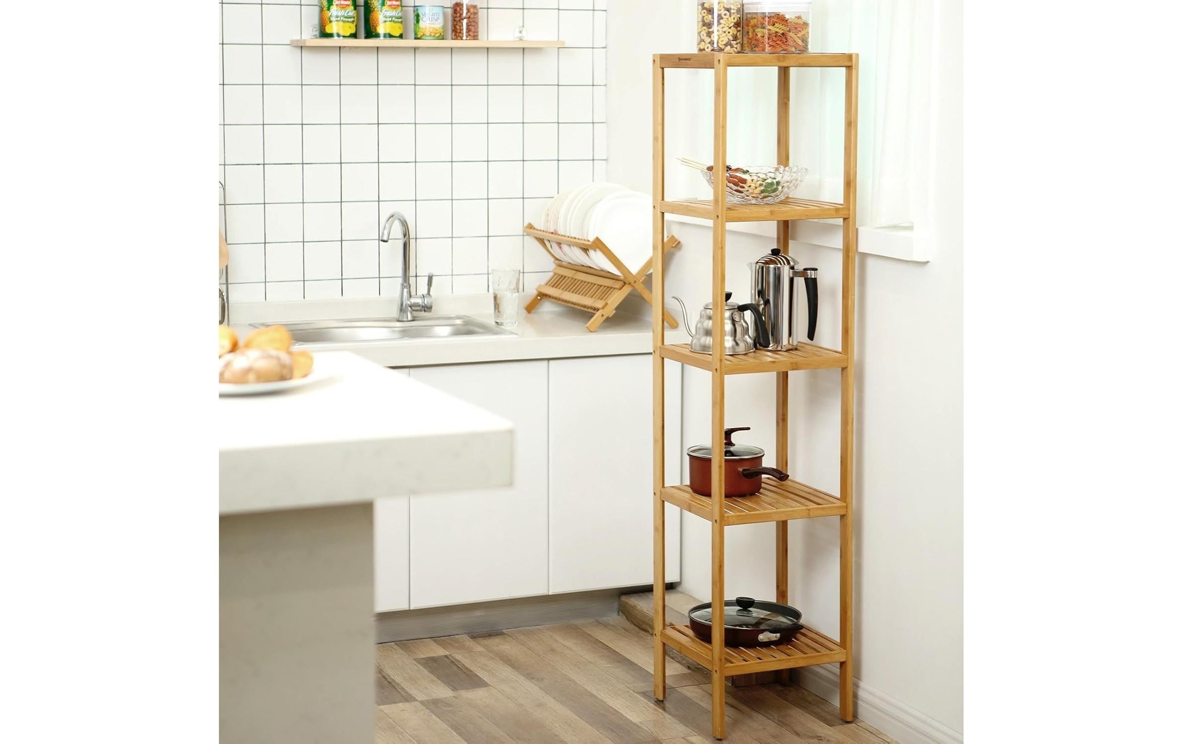 SONGMICS Étagère »Songmics Bambus Standregal Braun«