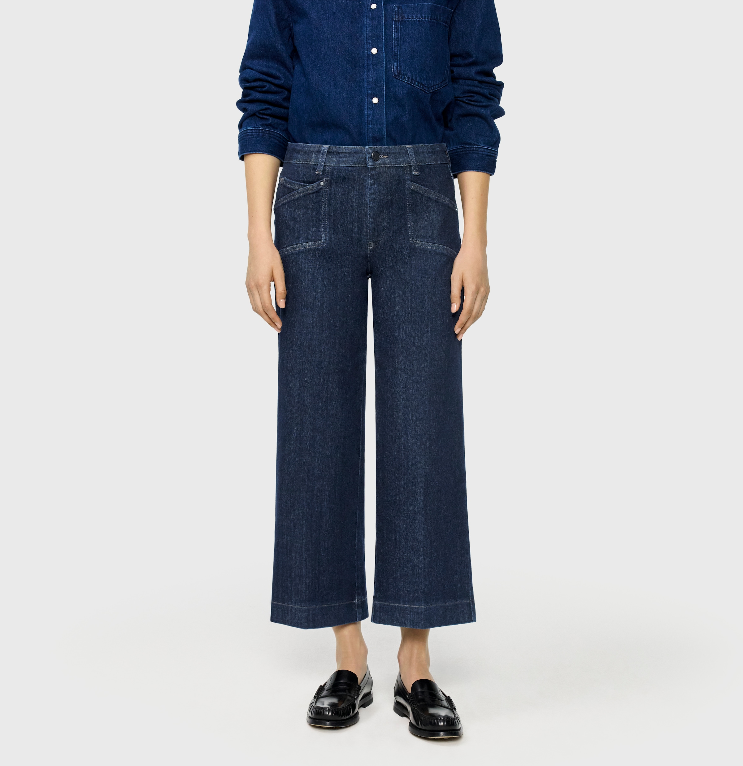 Image of MAC 7/8-Jeans "Wide Fit, Culotte" Figurformender Shaping-Effekt