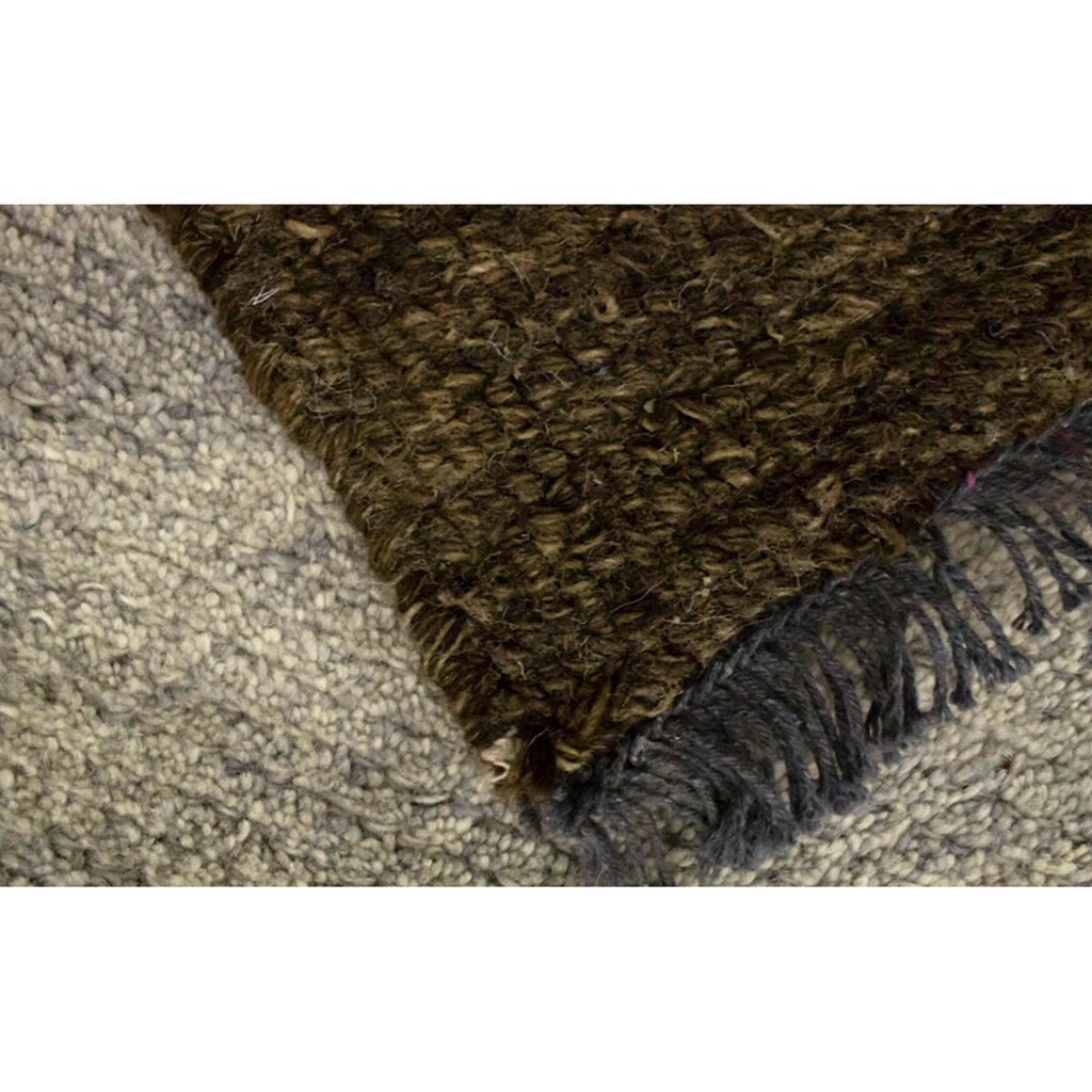 morgenland Wollteppich »Nepal Teppich handgeknüpft beige«, rechteckig