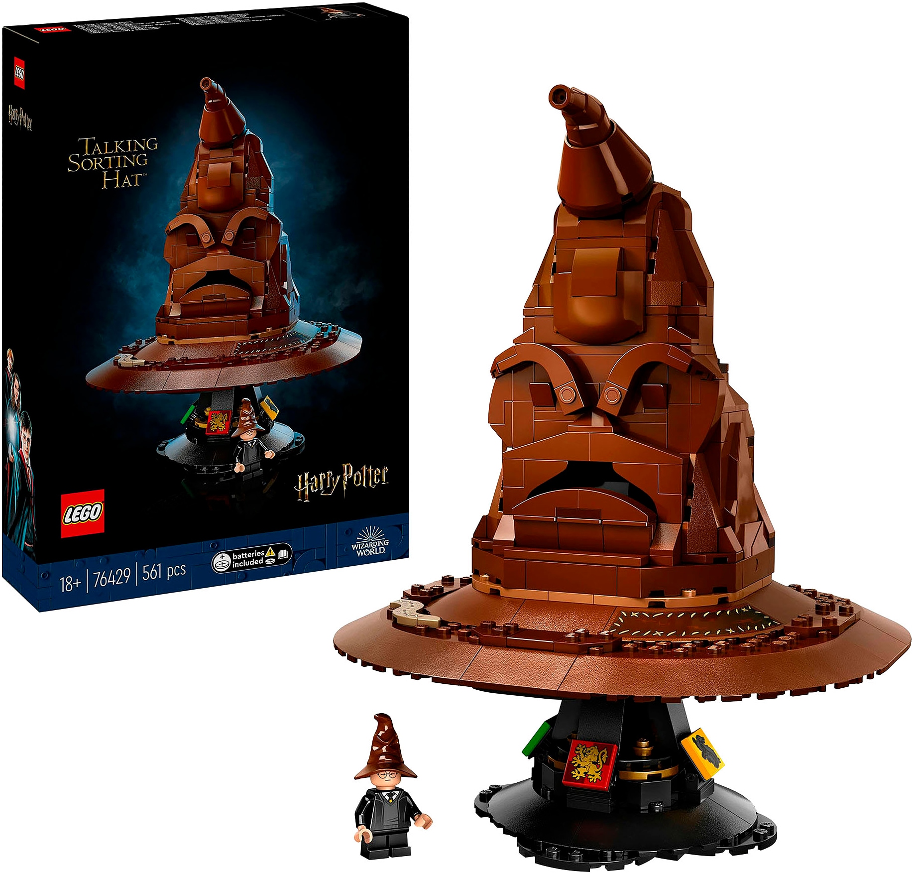 Image of LEGO Konstruktionsspielsteine "Der Sprechende Hut (76429), LEGO Harry Potter™" Made in Europe