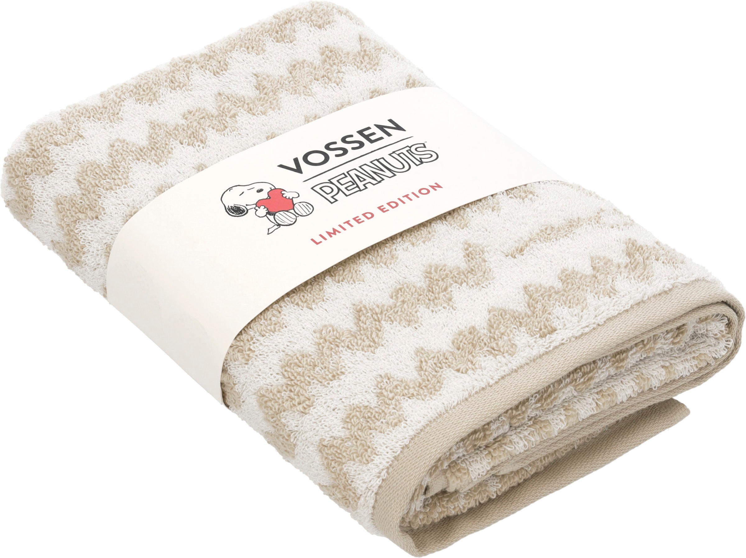 VOSSEN Handtuch 50x100cm CHARLIE BROWN Tibet beige