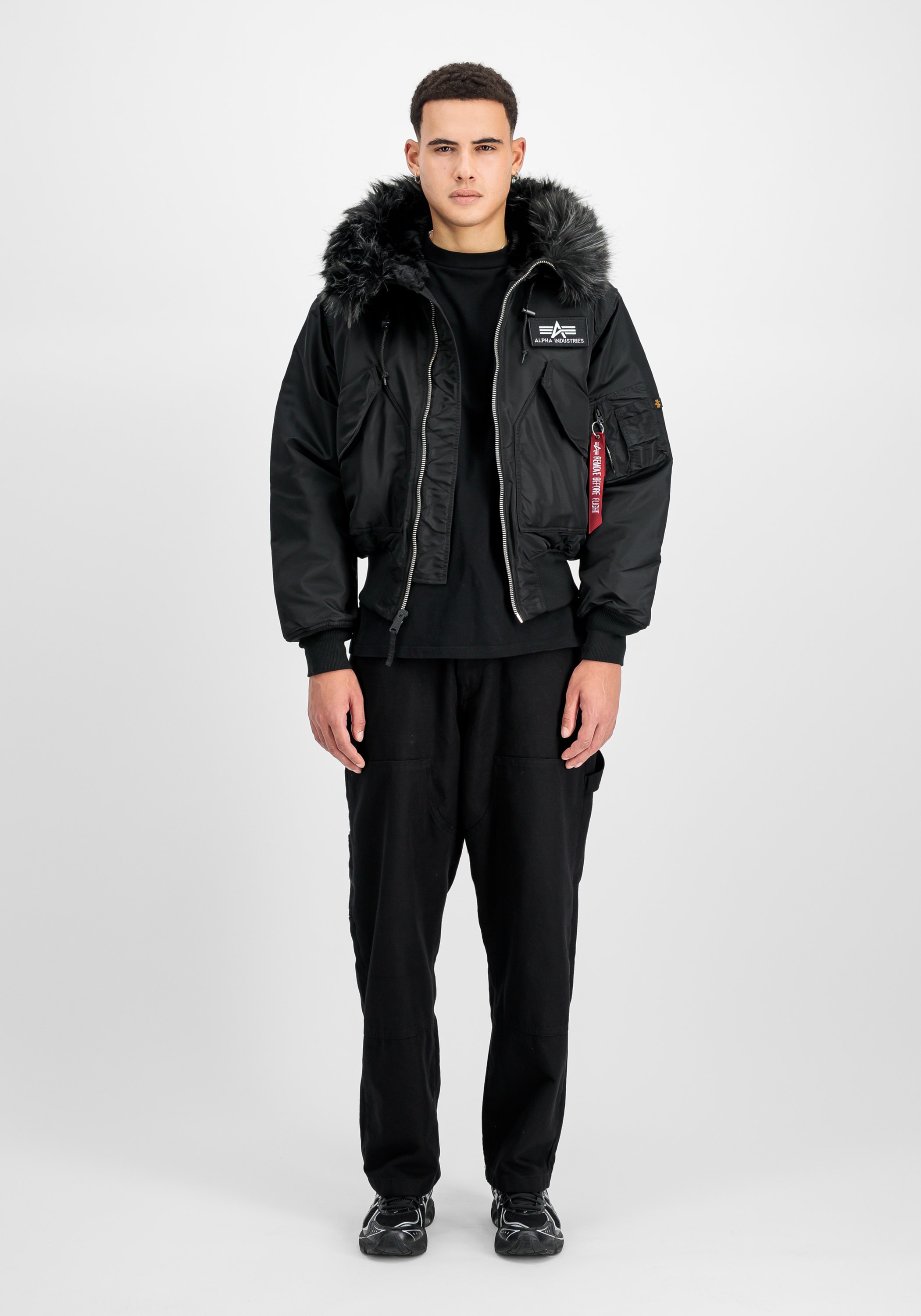 Alpha Industries Winterjacke »Alpha Industries Men - Bomber Jackets 45/P Hooded Custom«