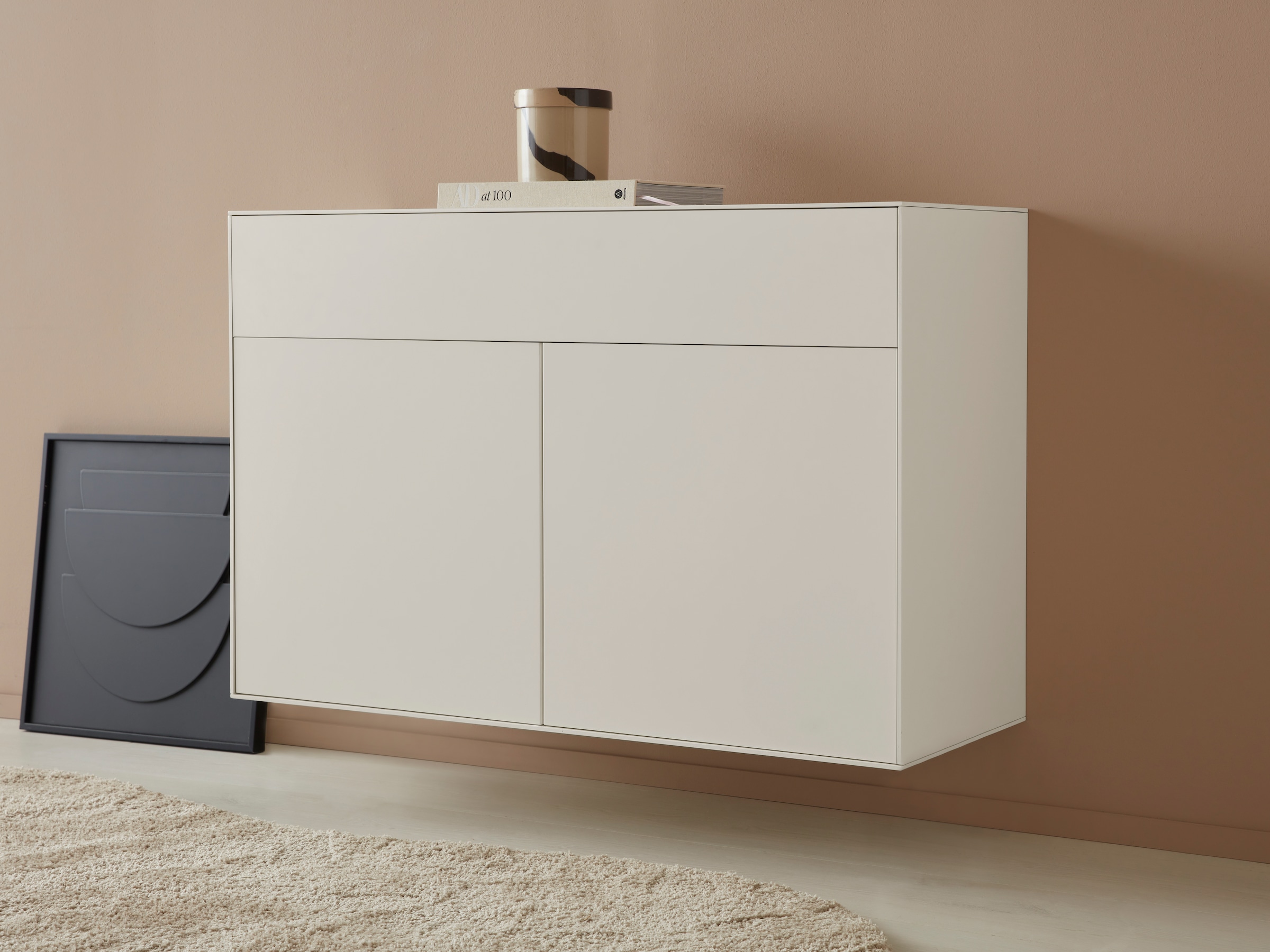 LeGer Home by Lena Gercke Sideboard »Essentials«, Breite: 112cm, MDF lackiert, Push-to-open-Funktion