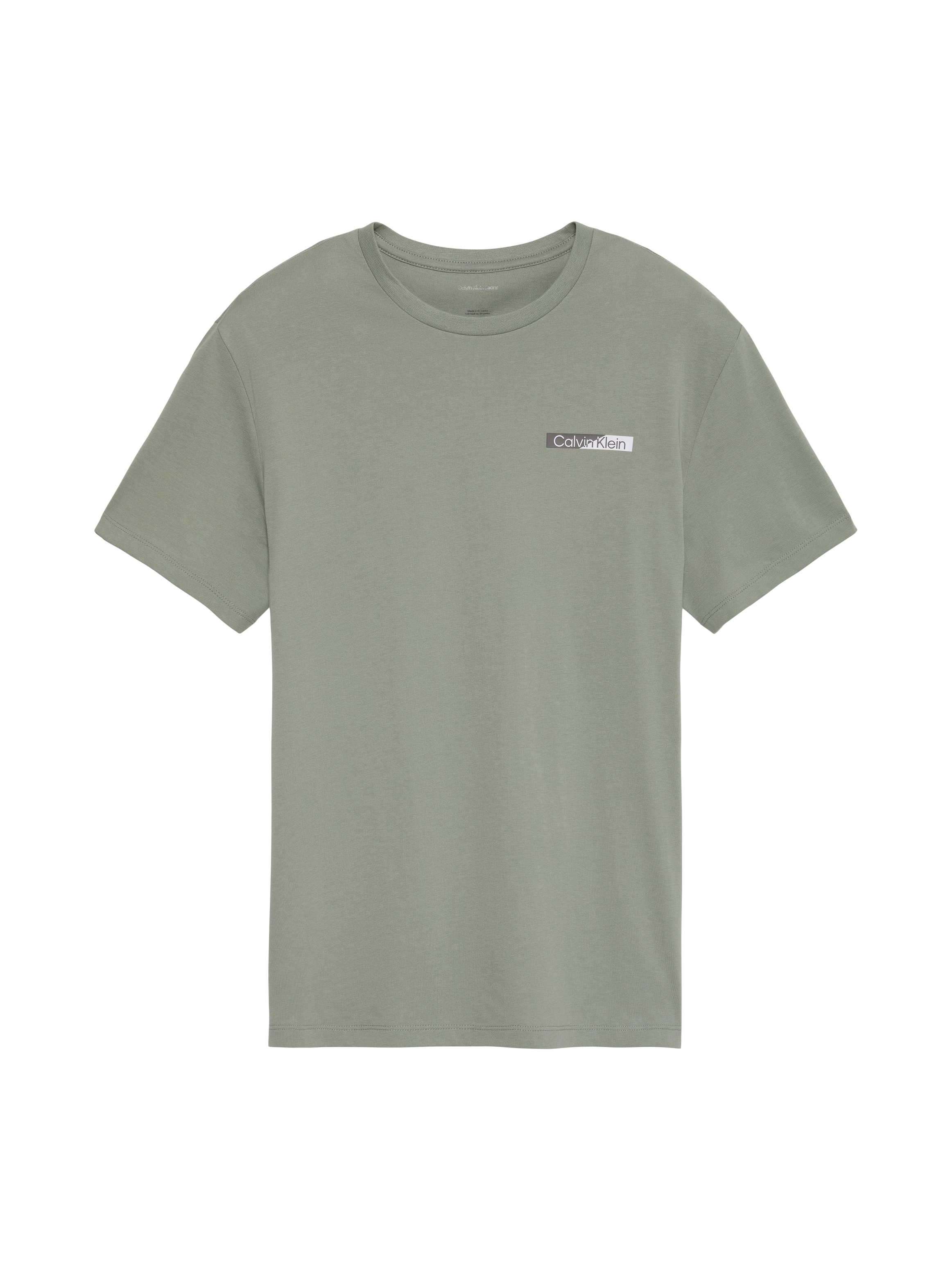 Calvin Klein T-shirt coton pur, coupe regular, impression poitrine et dos