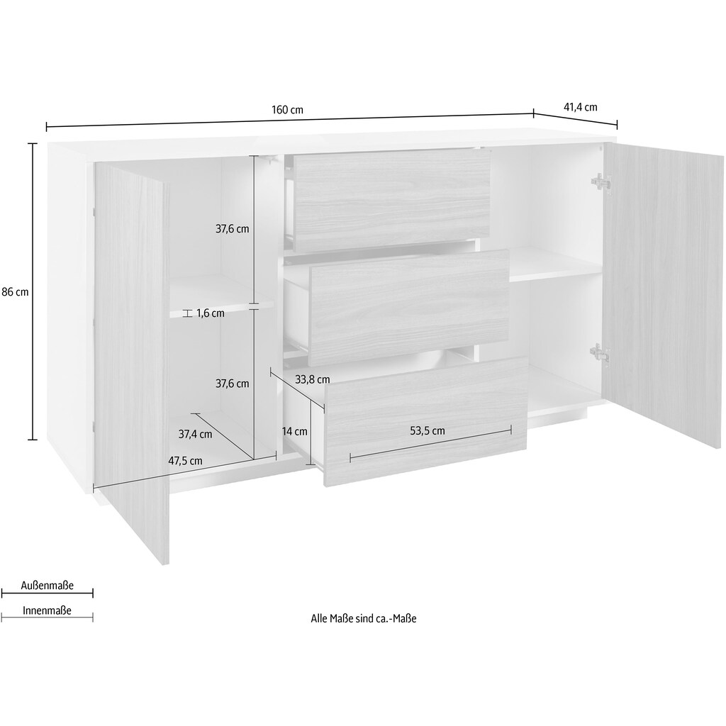 INOSIGN Sideboard »bloom«