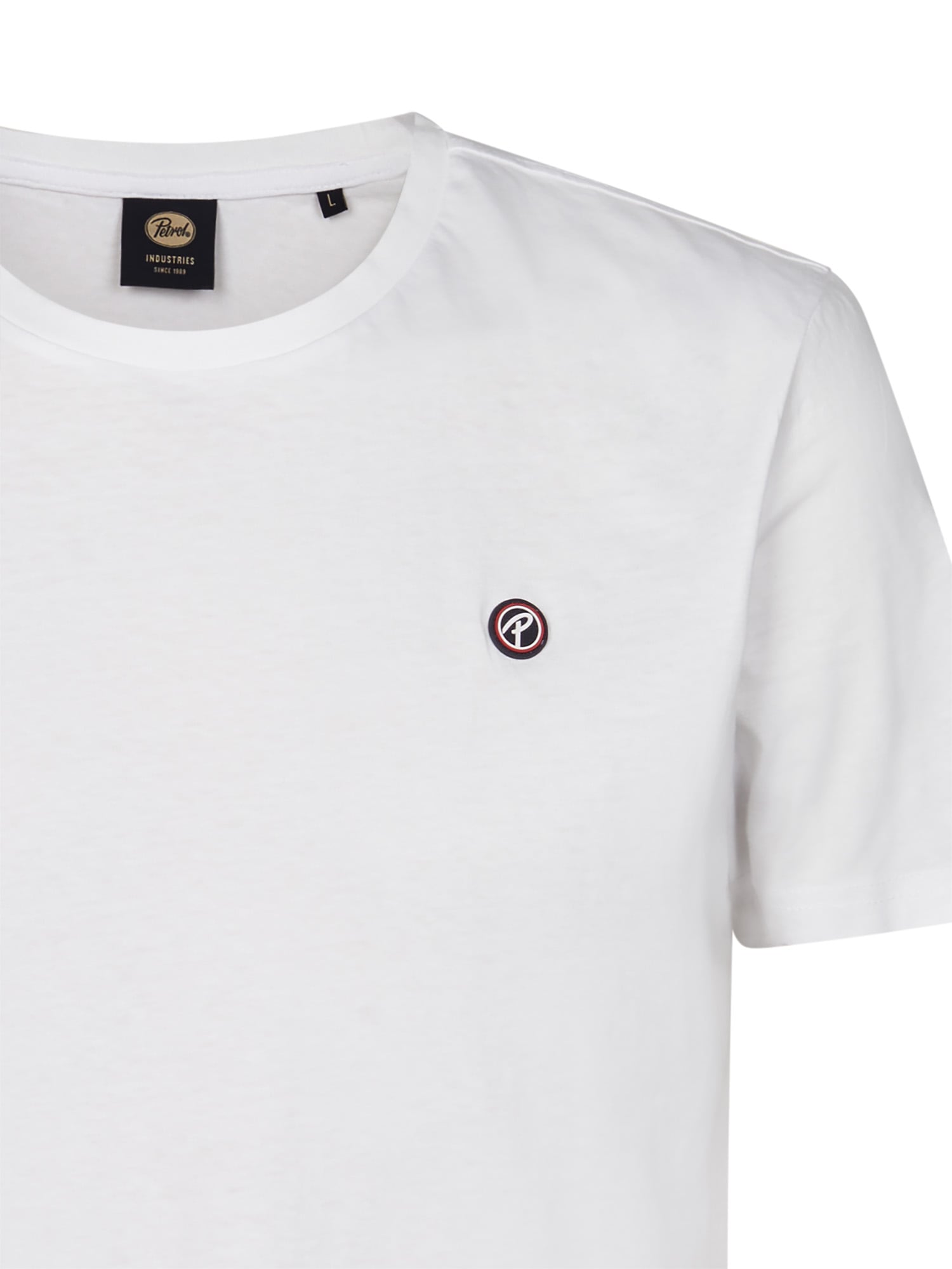 Petrol Industries Rundhalsshirt, mit Logo Stickerei