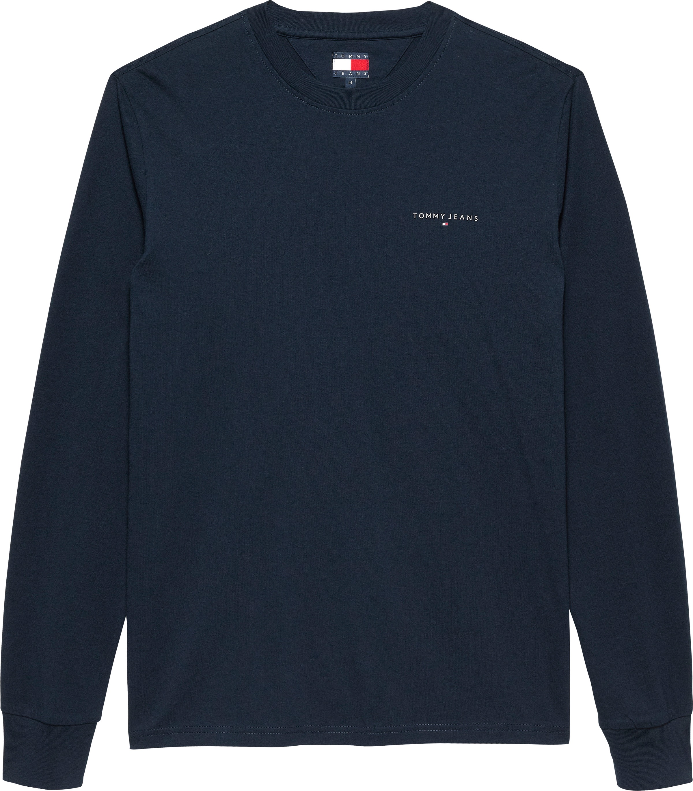 Tommy Jeans T-shirt à manches longues »TJM SLIM CHEST LINEAR LS TEE EXT« Mit Rundhalsausschnitt