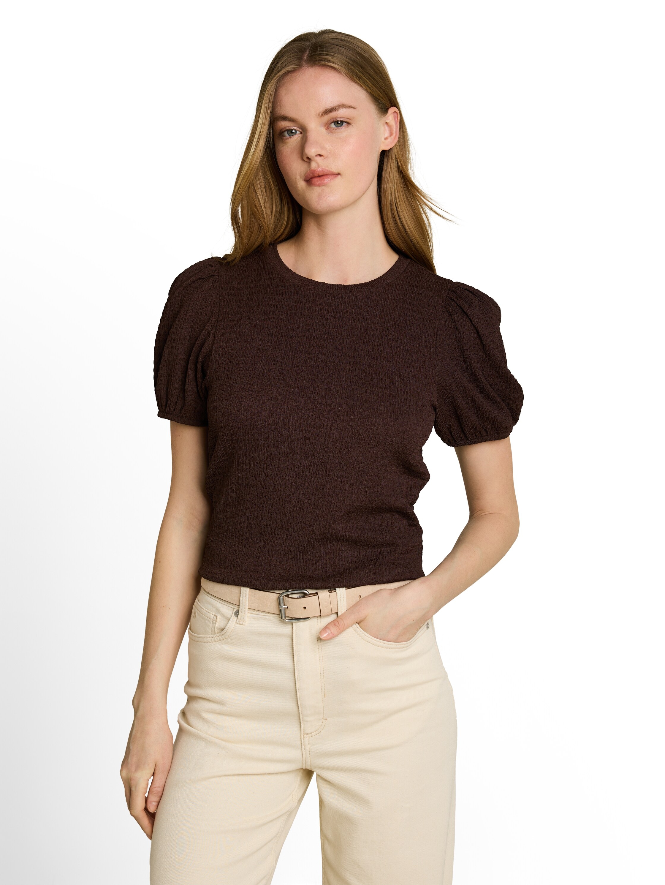 Image of TOM TAILOR Denim T-Shirt mit Puffärmeln