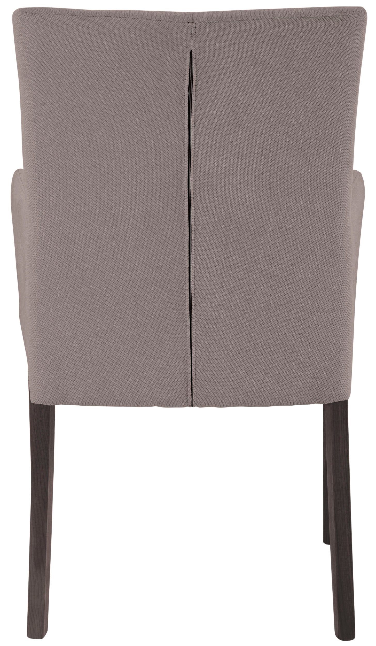 Home affaire Chaise avec accoudoirs »Colorado« () 1 cuisBeine aus massiver Buche, wengefarben lackiert