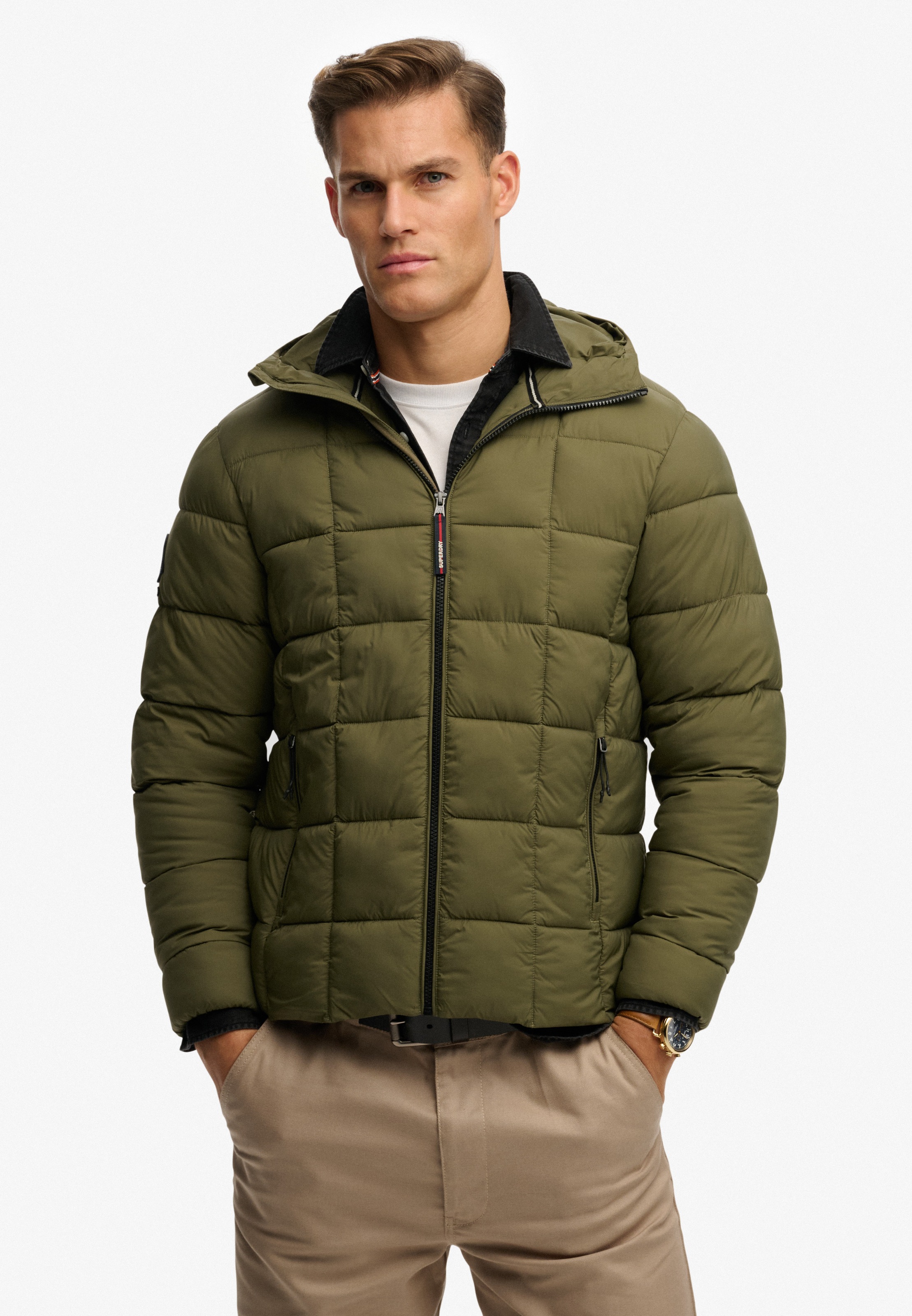 Image of Superdry Steppjacke "HOOD BOX QUILT FUJI LITE JKT"