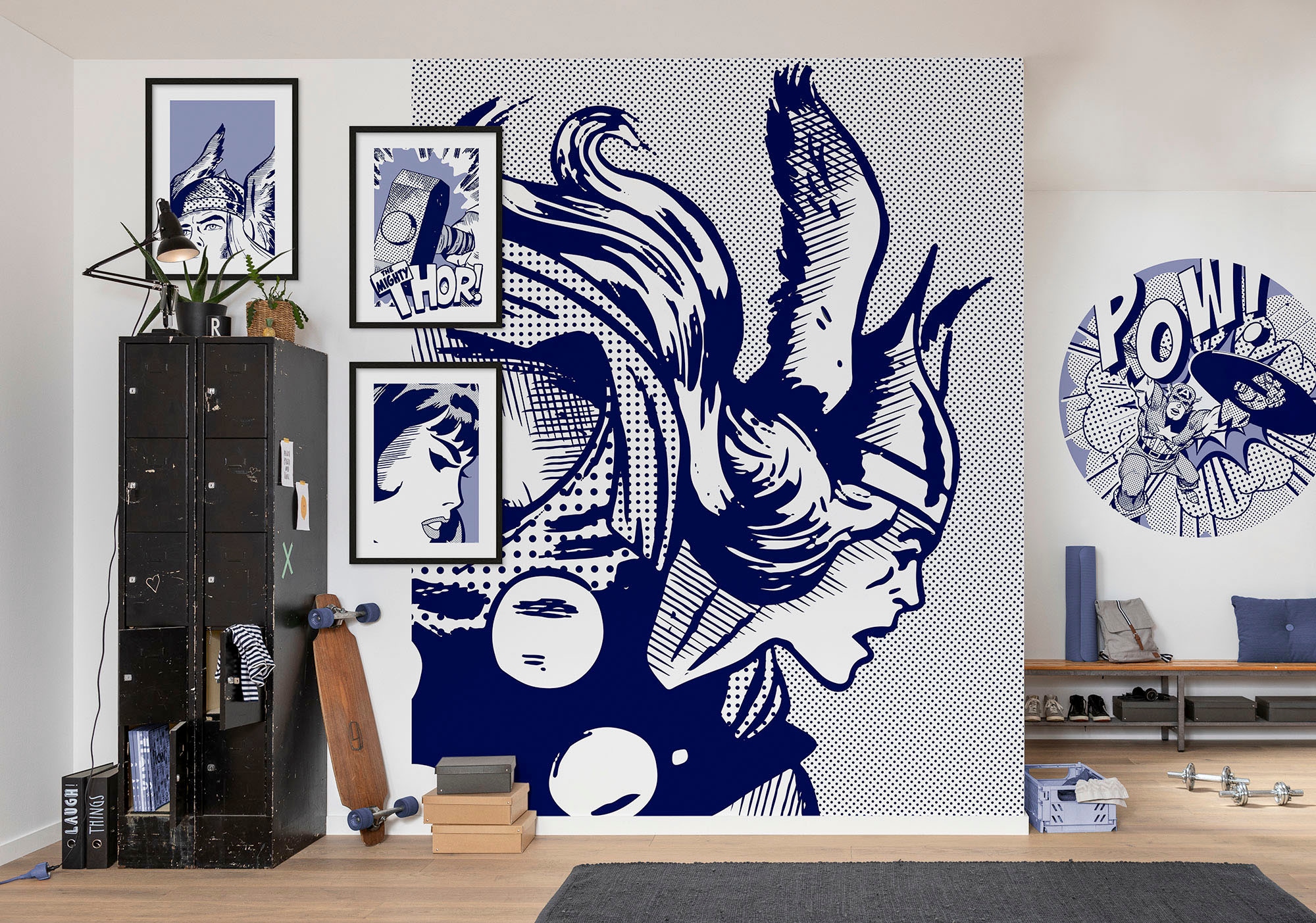 Komar Vliestapete »Digitaldruck Vlies - Legend of Thor - Grösse 200 x 250 cm«, bedruckt, Kinderzimmer