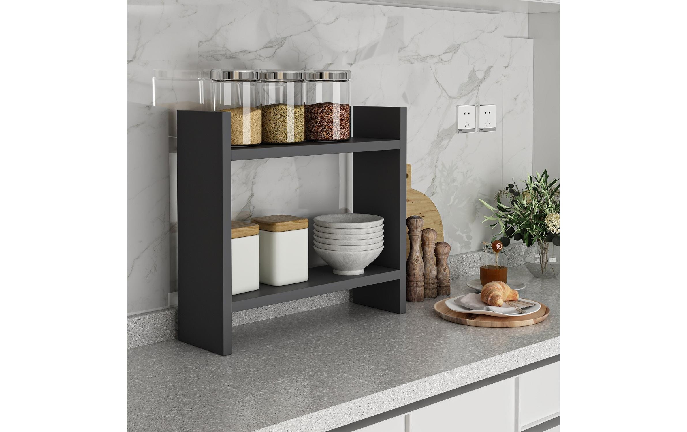 WOODY FASHION Étagère de cuisine »Denver 34 x 10 x 30 cm«