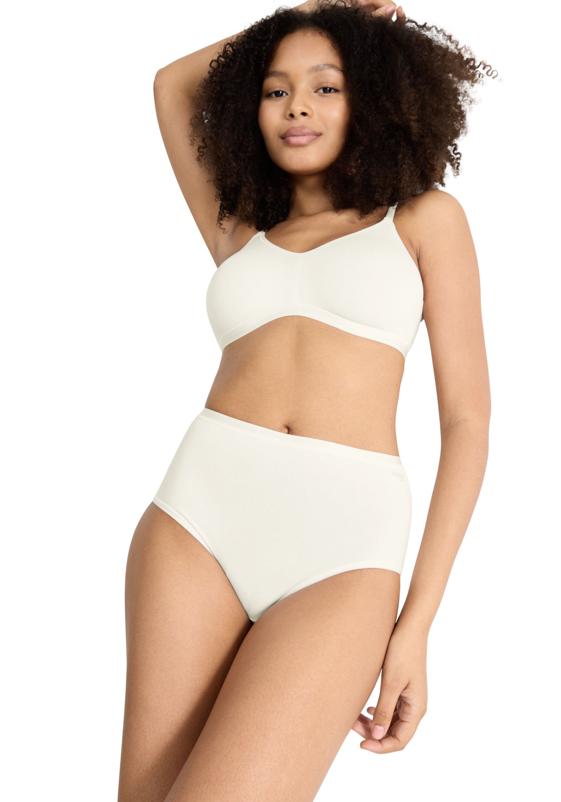 sloggi Slip »GO Daily Cotton Highwaist 3P«, (3er Pack), glanzeffekt Details