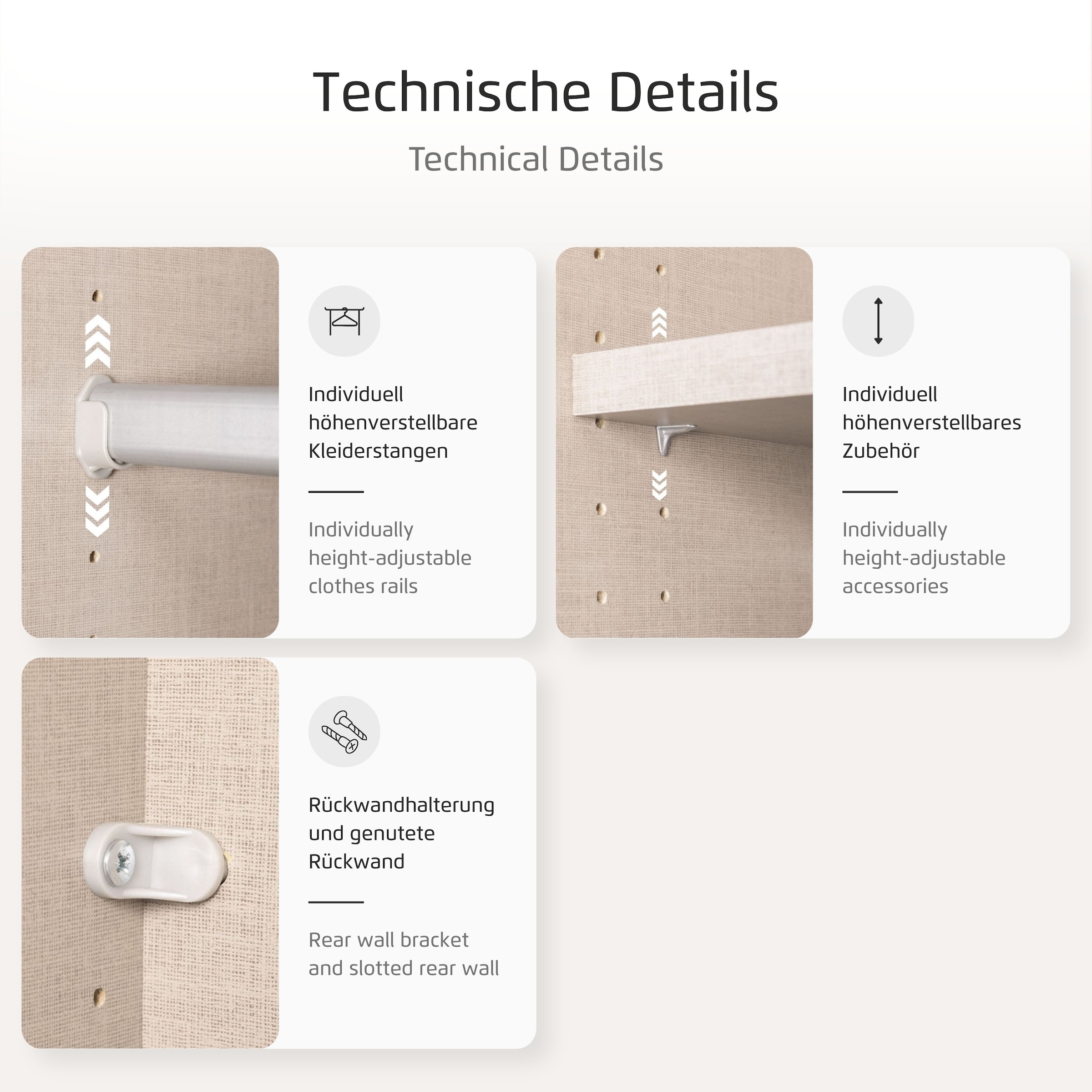 GOODproduct Kleiderschrank »Mehrzweckschrank Aktenschrank Möbel Mietswohnung TOPSELLER OTELI« 3 Ausstattungen BASIC/CLASSIC/PREMIUM (inkl. SOFT-CLOSE-FUNKTION),  Breiten 203/271/315/360 cm Höhen 210/229 cm MADE IN GERMANY