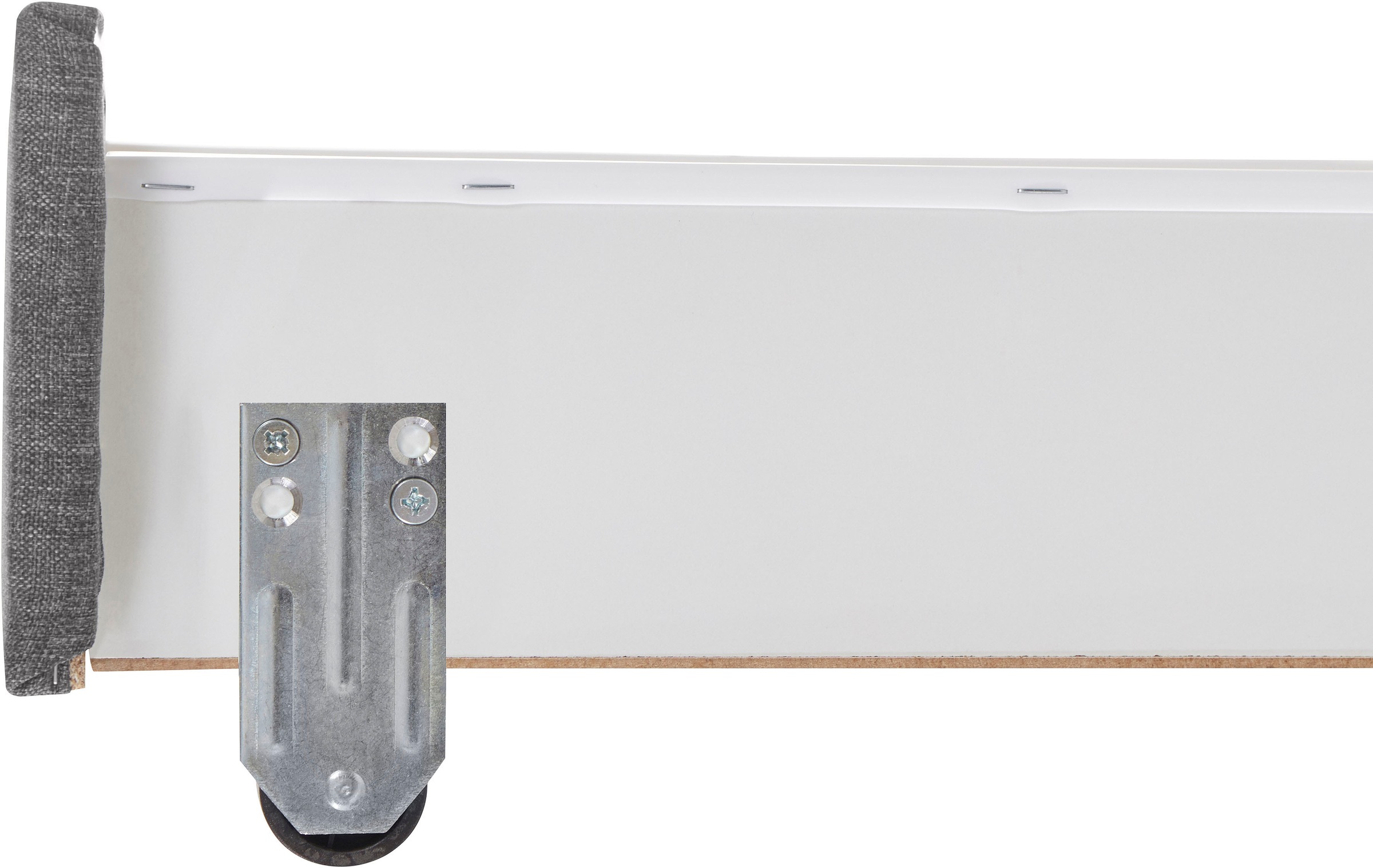 INOSIGN Boxbett »Luan« Schubkästen, LED-Beleuchtung und Topper, in Breite 120 cm und 180 cm