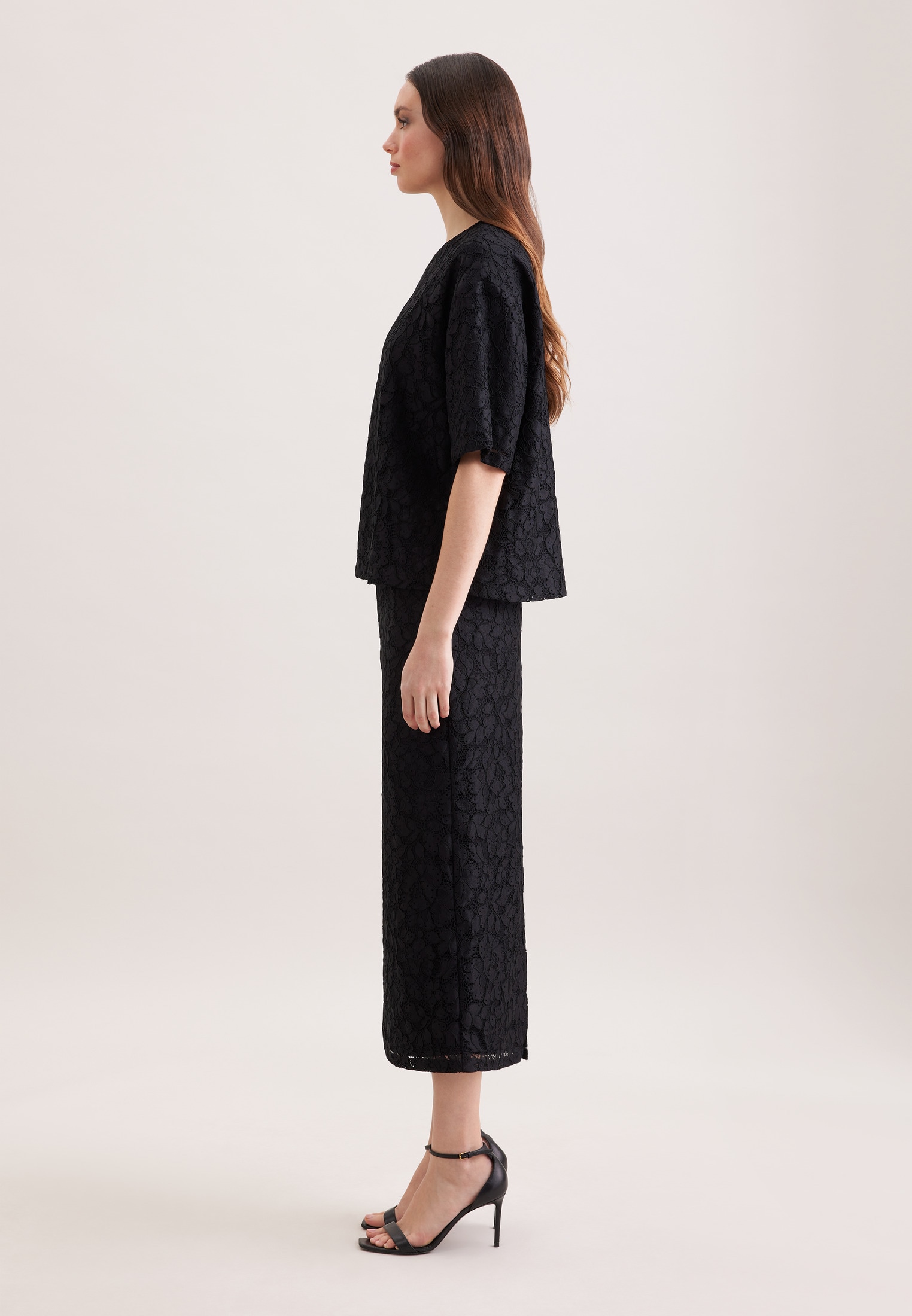 seidensticker Blouse classique 1/2 Rundhals Uni