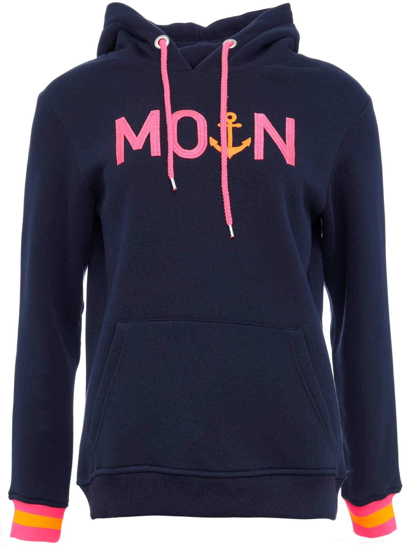 Zwillingsherz Hoodie »"Rahel"«, Mit Kontrastbündchen und Fronttasche
