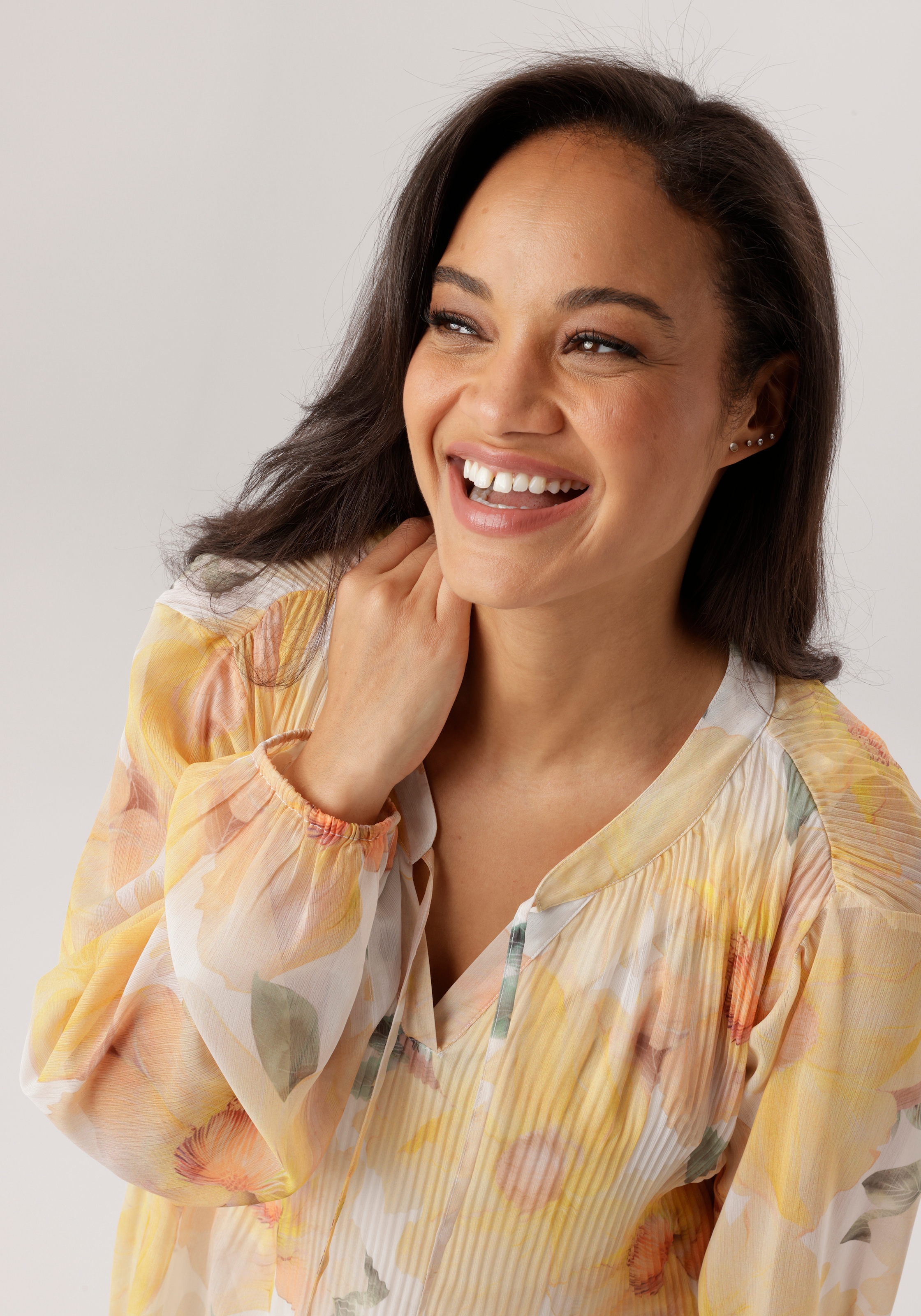 Aniston PLUS Robe d'été in Alloverprint - NEUE KOLLEKTION