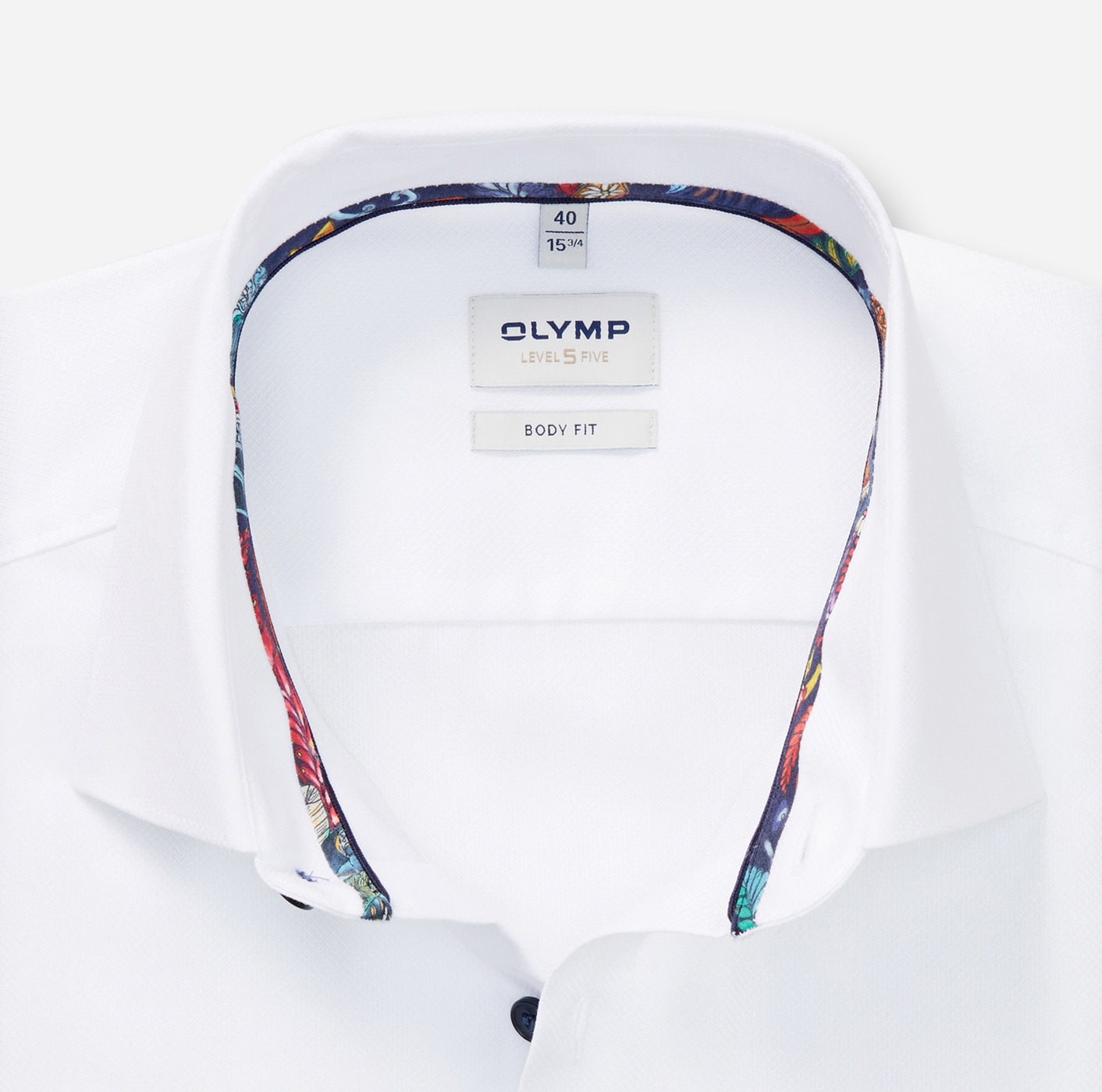 OLYMP Langarmhemd »Level 5« New York Kentkragen, body fit, Businesshemd, extra langer Arm