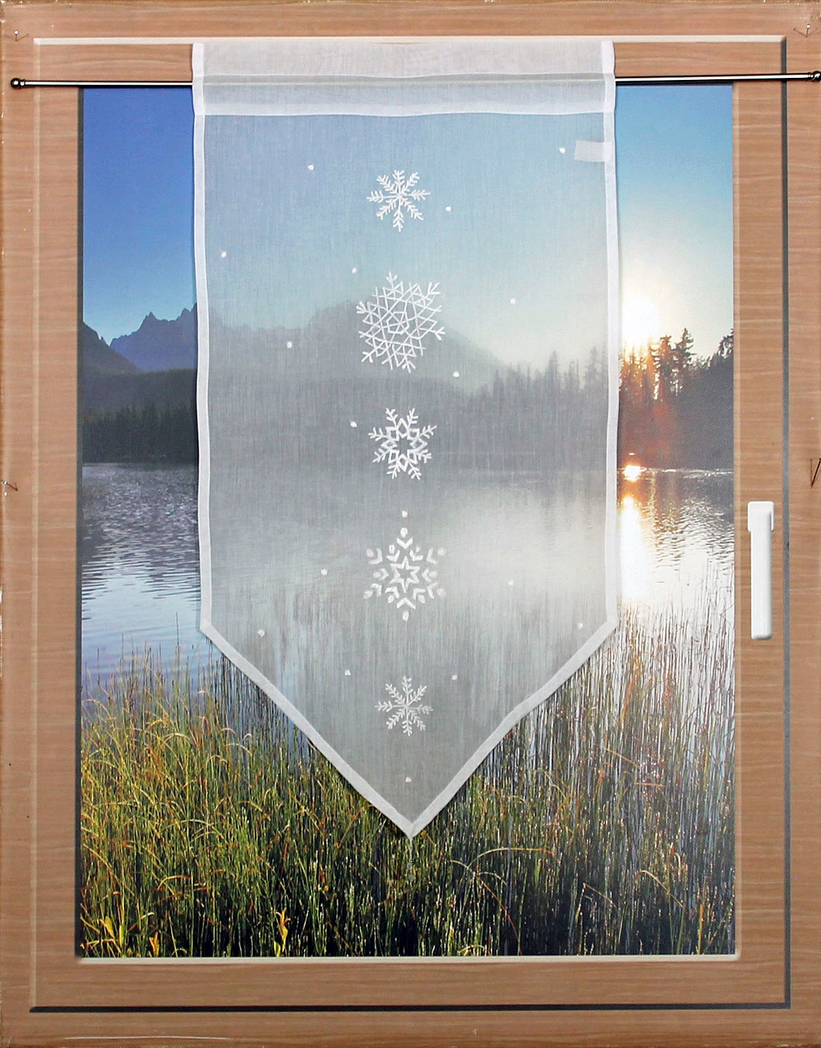 Image of HOSSNER - ART OF HOME DECO Scheibengardine »STERNE«, (1 St.), passend zu allen Einrichtungsstilen bei Ackermann Versand Schweiz