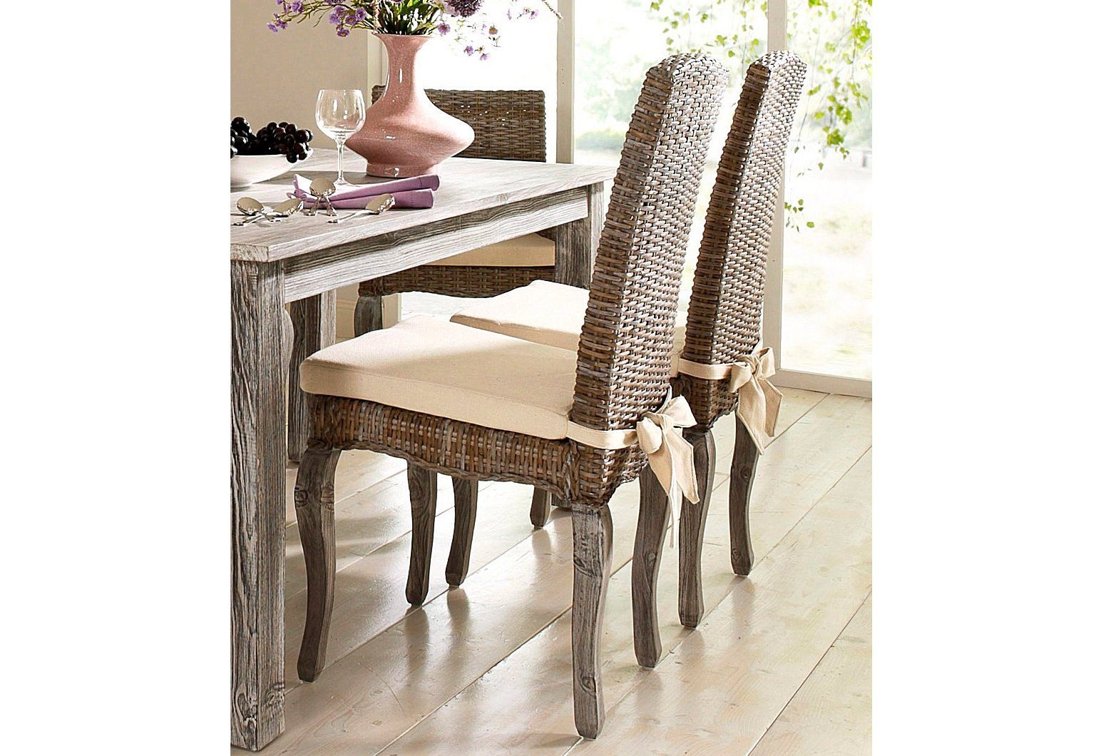 Image of Home affaire Rattanstuhl, (Set), 2 St., Rattanstuhl im 2er-Set bei Ackermann Versand Schweiz