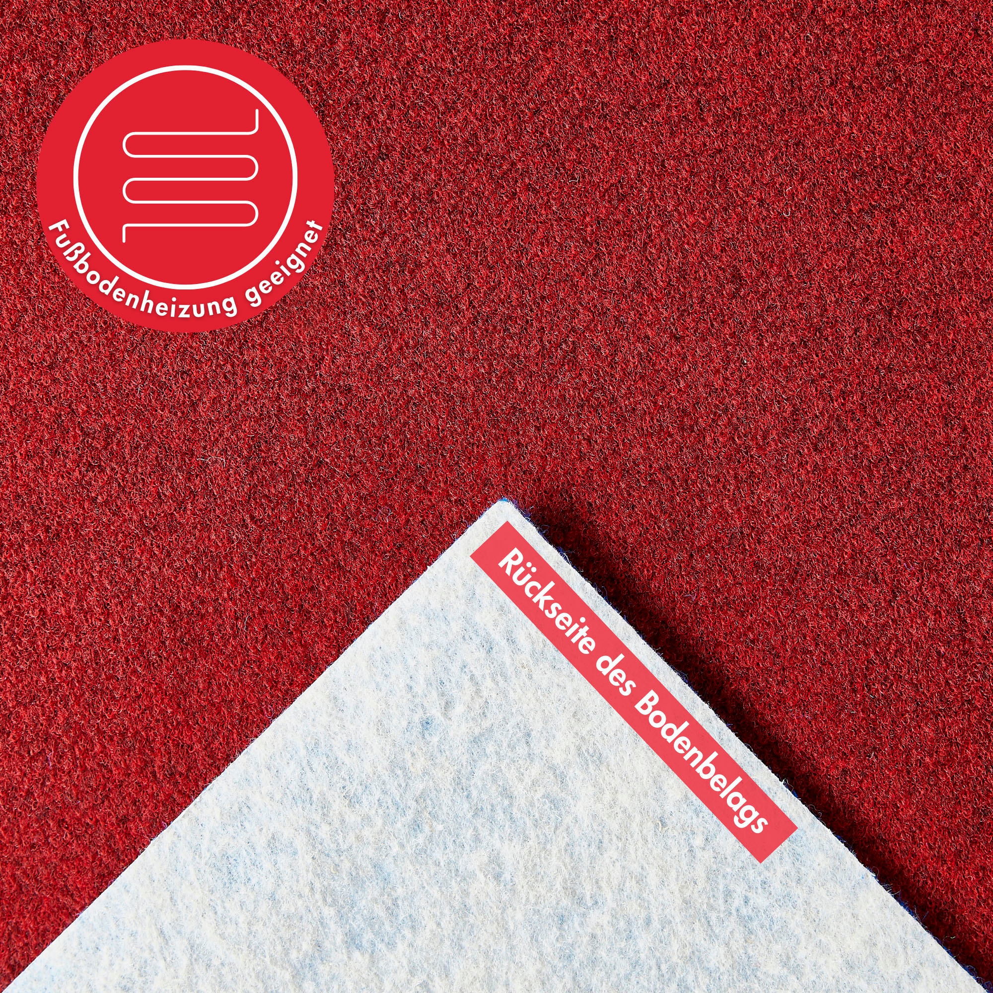 Andiamo Teppichboden »Sina, Velours, Made in Belgium«, rechteckig, 6 mm Höhe, Uni Farben, Breite 400 cm, strapazierfähig, pflegeleicht, Wohnzimmer