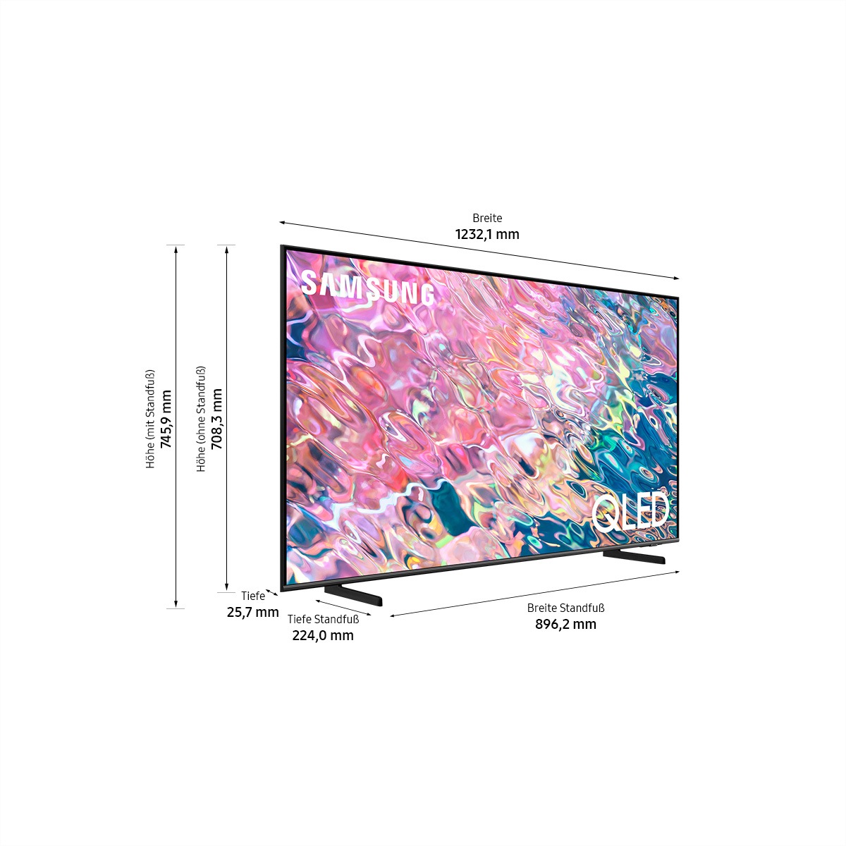 Samsung LED-Fernseher »QE55Q60BAUXXN«