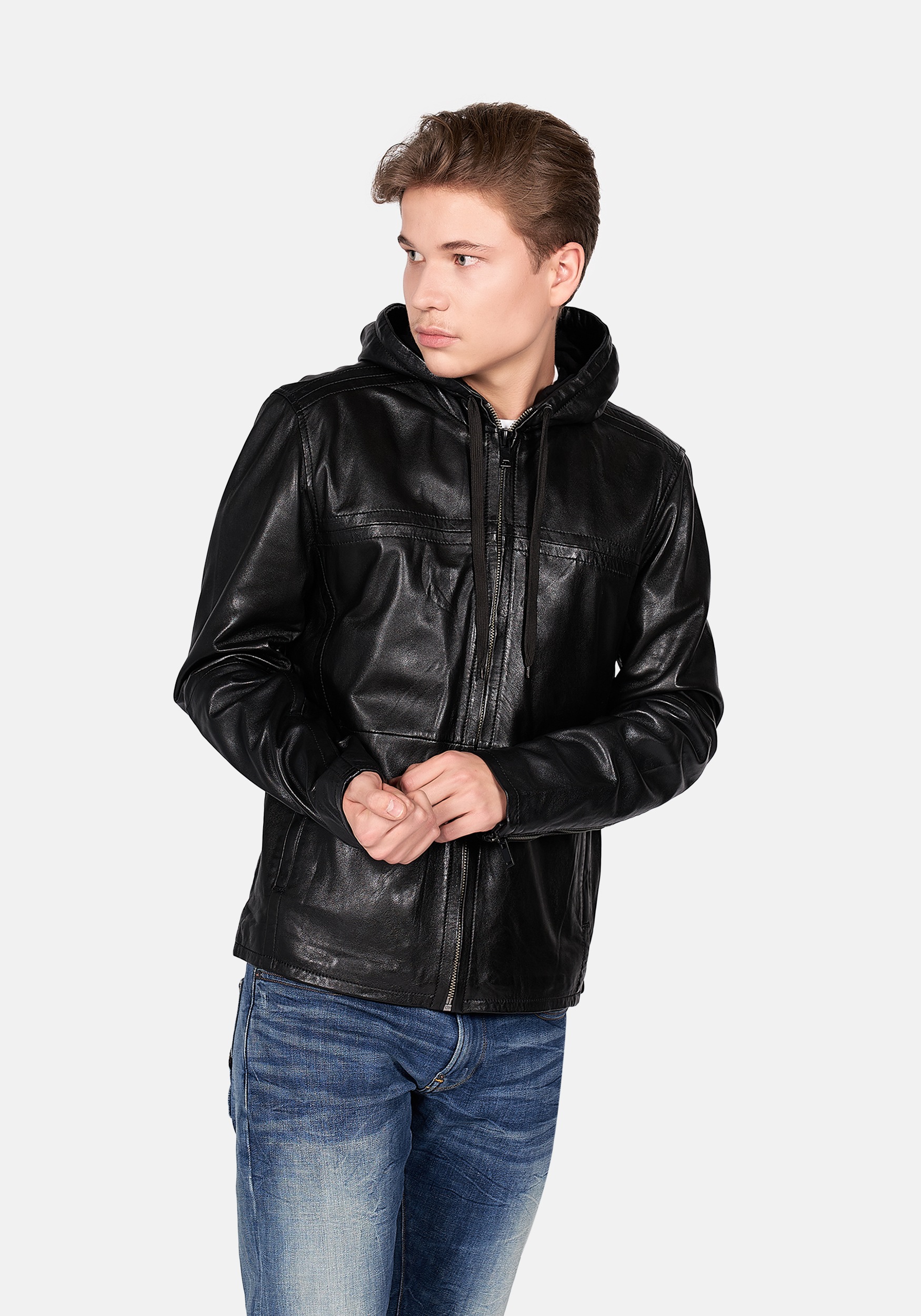 Image of Freaky Nation Lederjacke »The Hood-FN« bei Ackermann Versand Schweiz