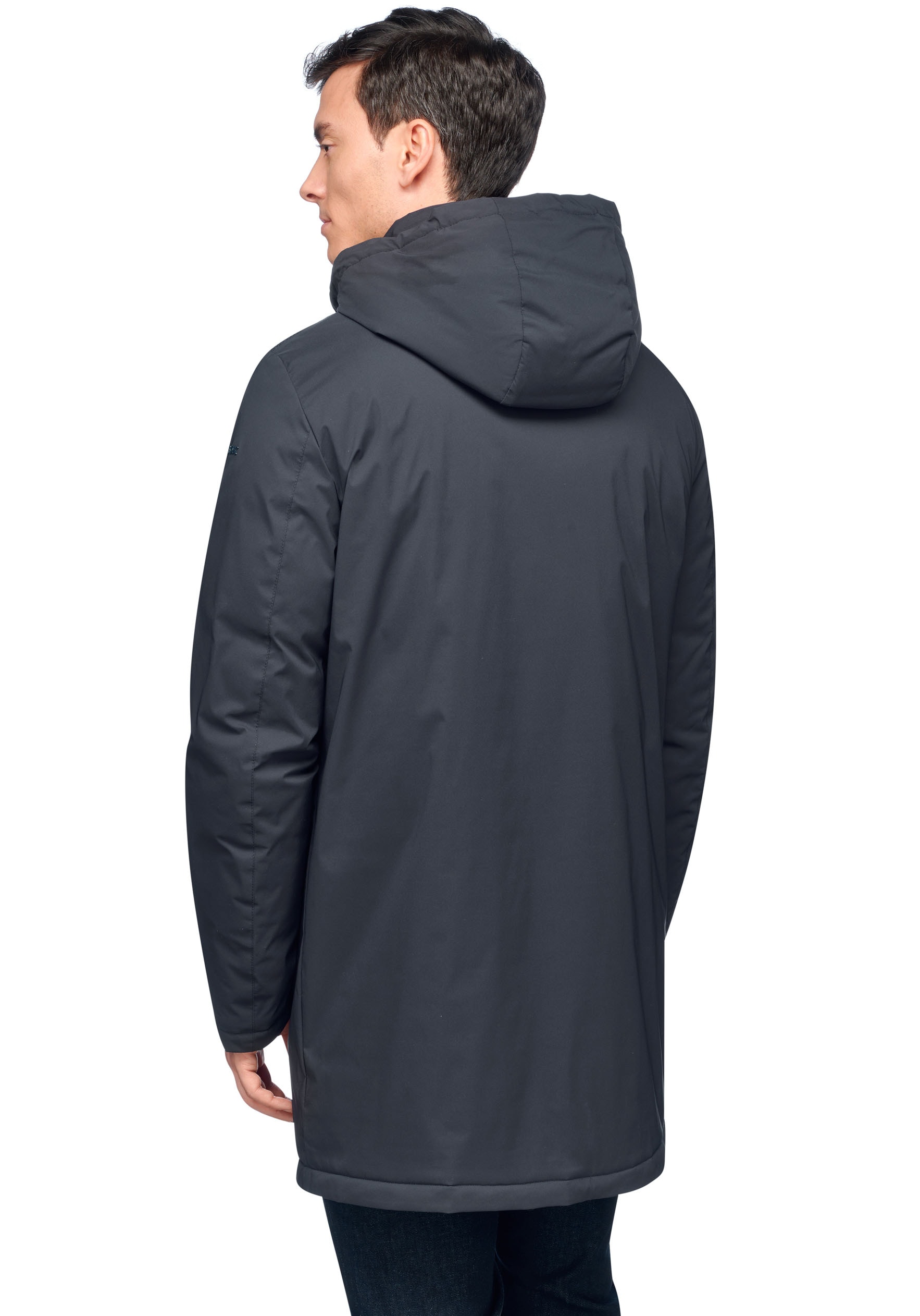 Geox Parka »AURELIO«, mit Kapuze, mit abnehmbarer Kapuze, Reissverschlusstaschen, verdeckter Verschluss