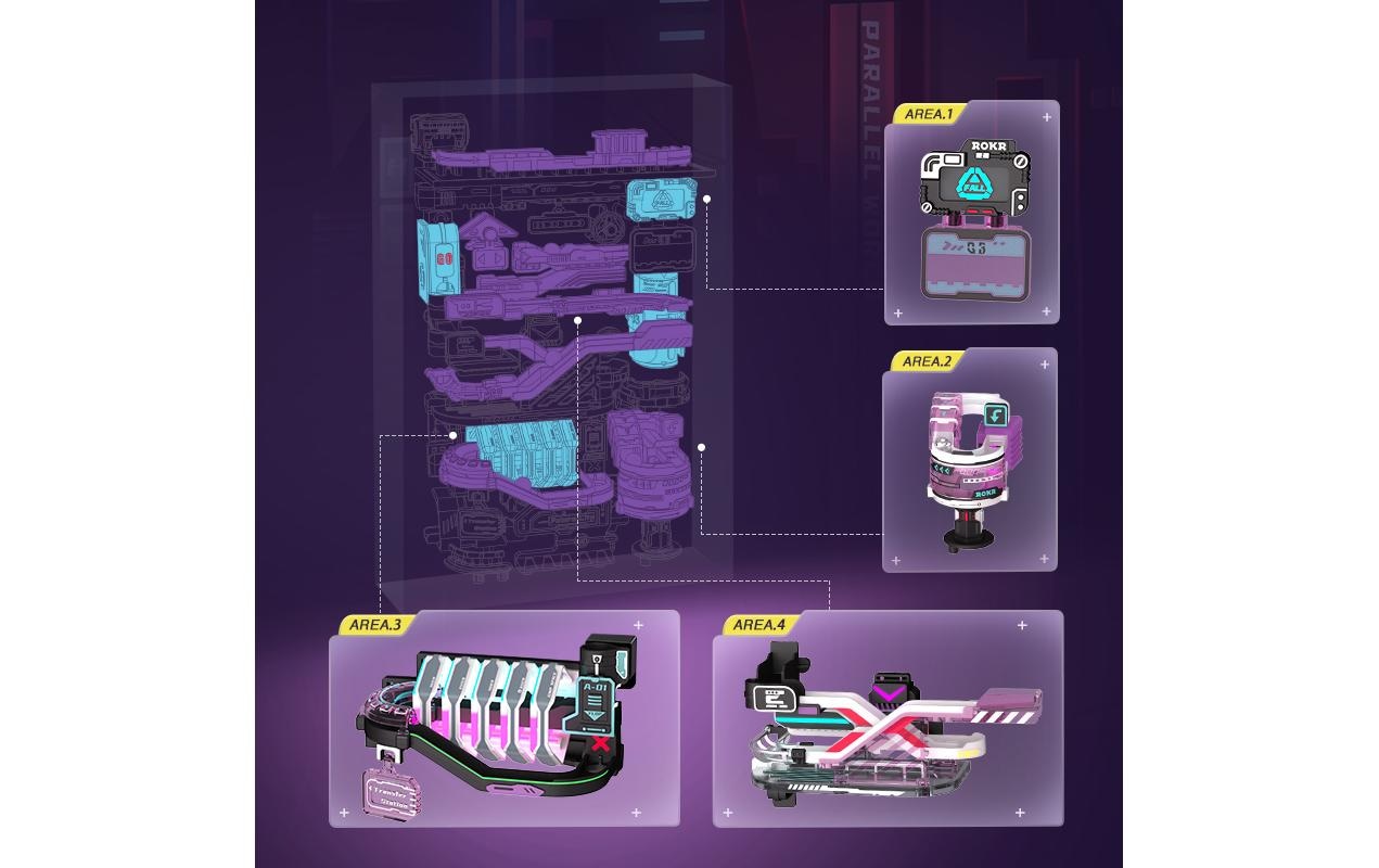   Spielbausteine »RoboTime The Future City 140-teilig«