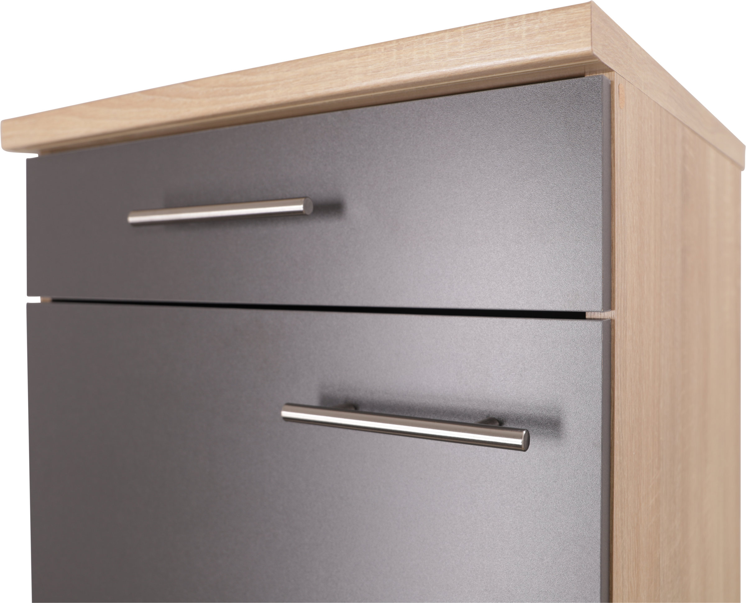 RESPEKTA Armoire basse »Merle« Breite 50 cm, Soft-Close, Griffe aus Metall, 85 cm Arbeitshöhe