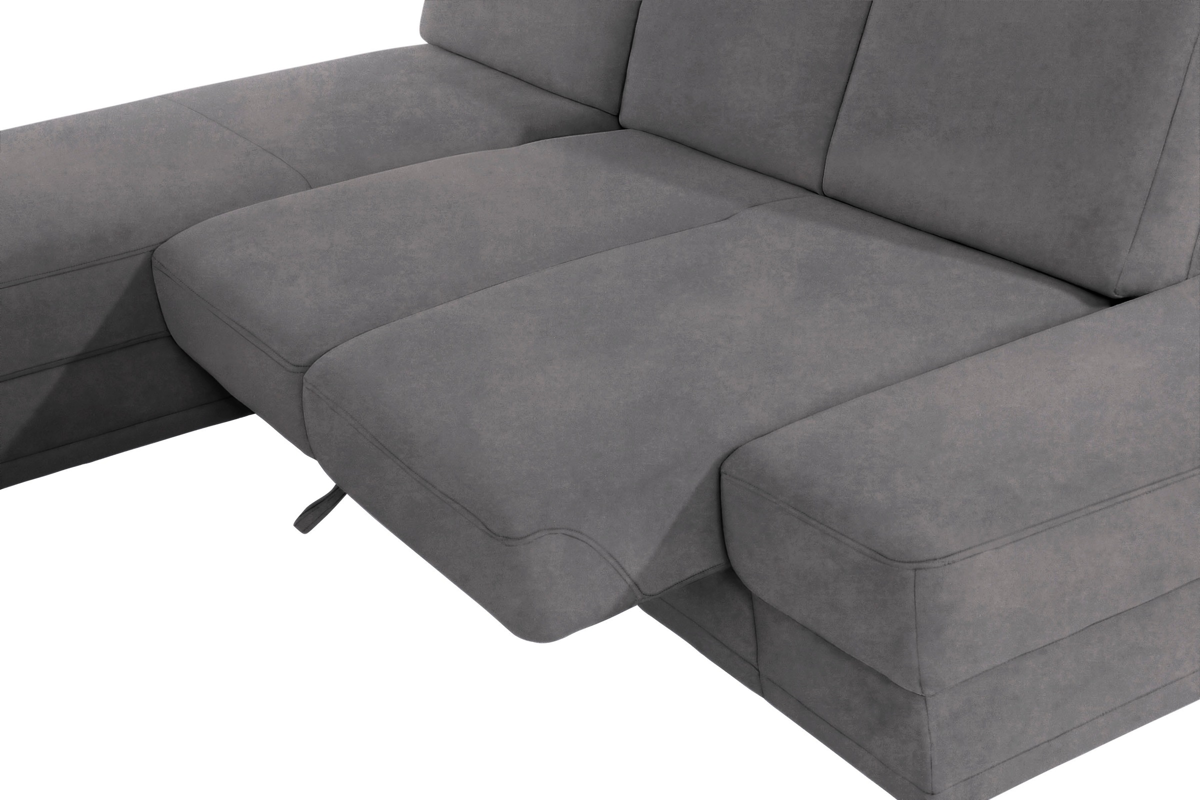 sit&more Ecksofa »Clio L-Form«, wahlweise mit Bettfunktion oder Vorziehsitz und Bettkasten, Federkern