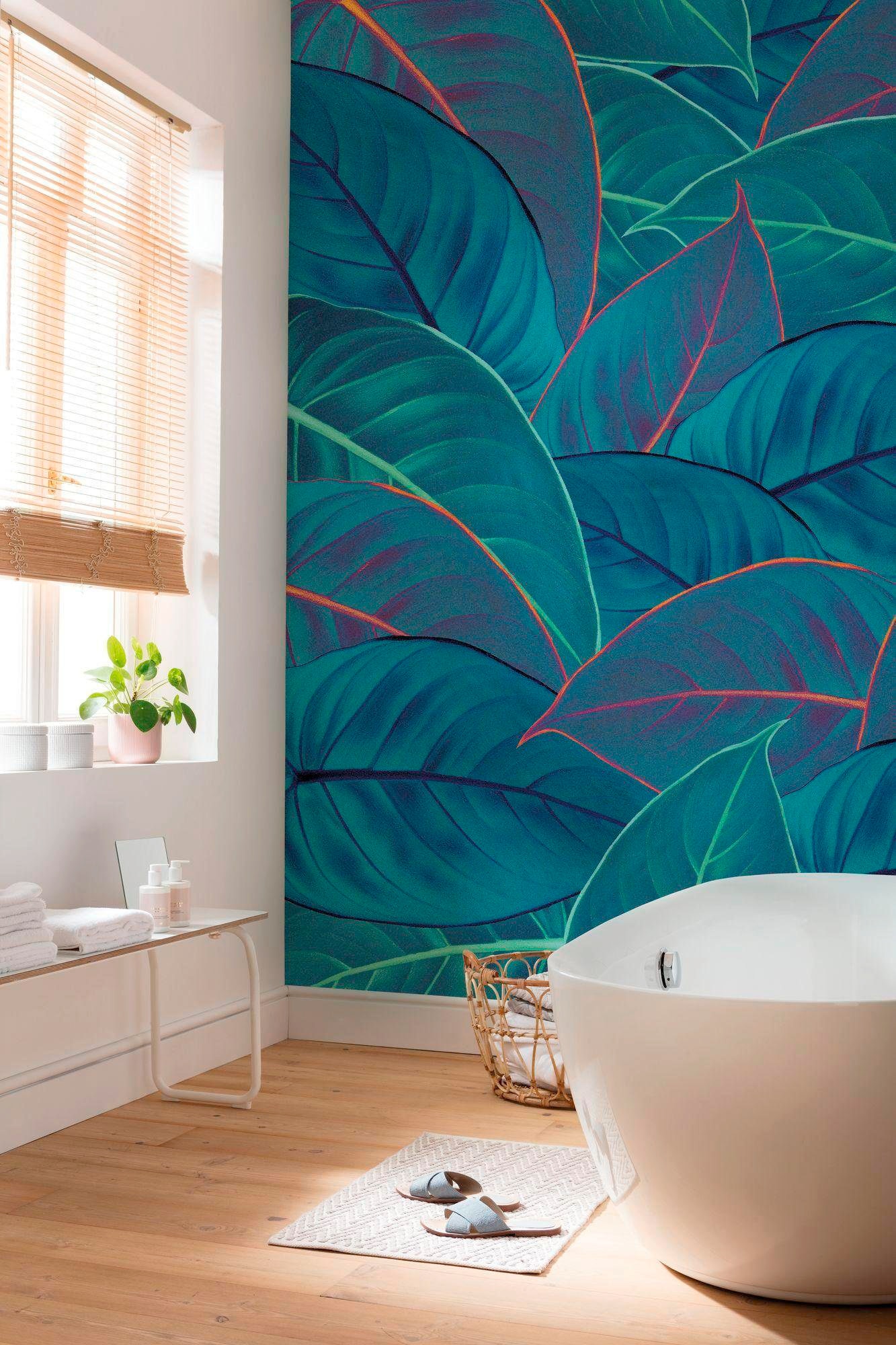 Komar Vliestapete »Digitaldruck Vlies -  Foliage - Grösse 200 x 250 cm« bedruckt glatt Wohnzimmer, Schlafzimmer