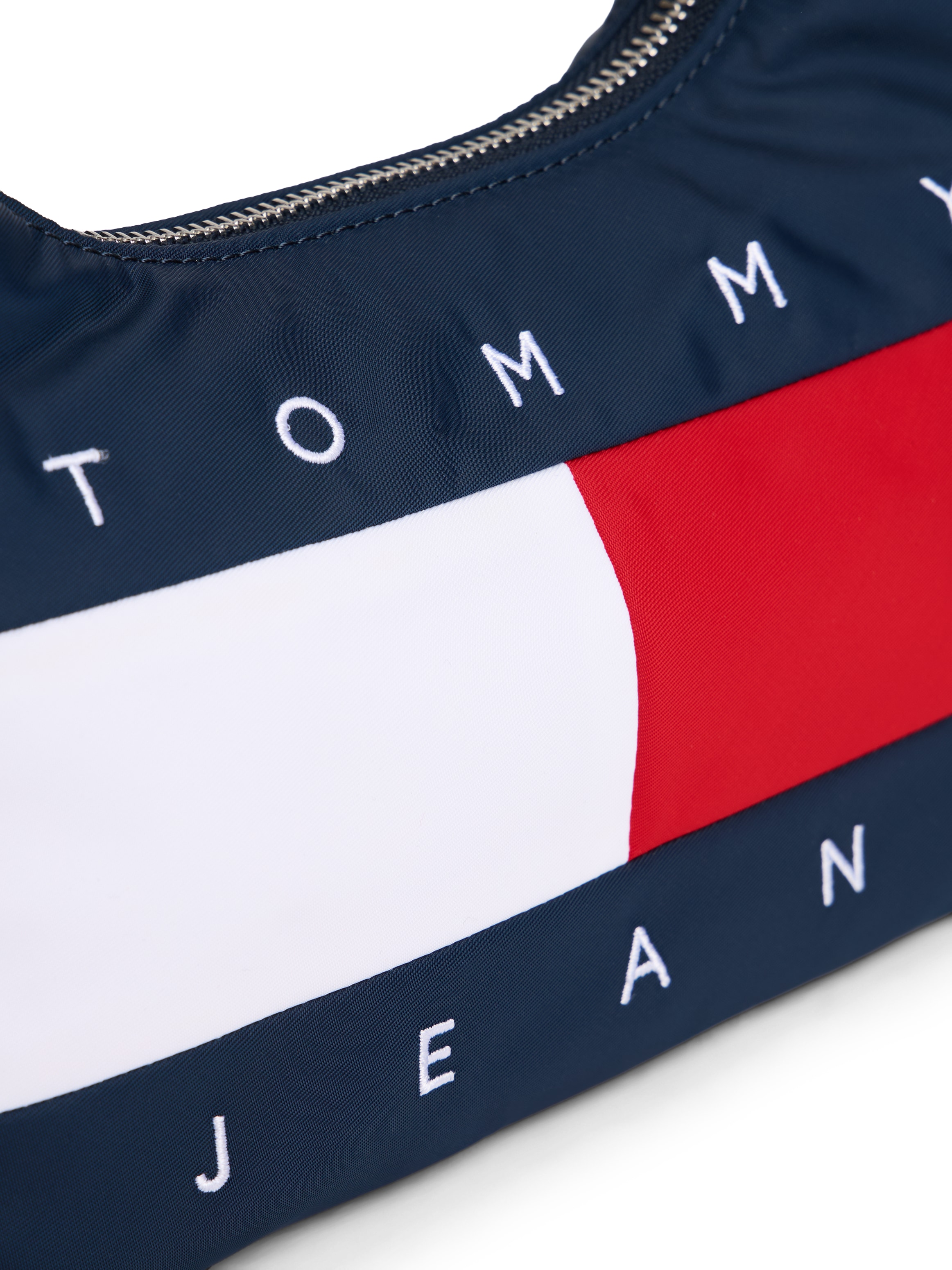 Tommy Jeans Sac à bandoulière »TJW ARCHIVE SHOULDER BAG« , Sac bandoulière femme, sac à main avec drapeau logo voyant