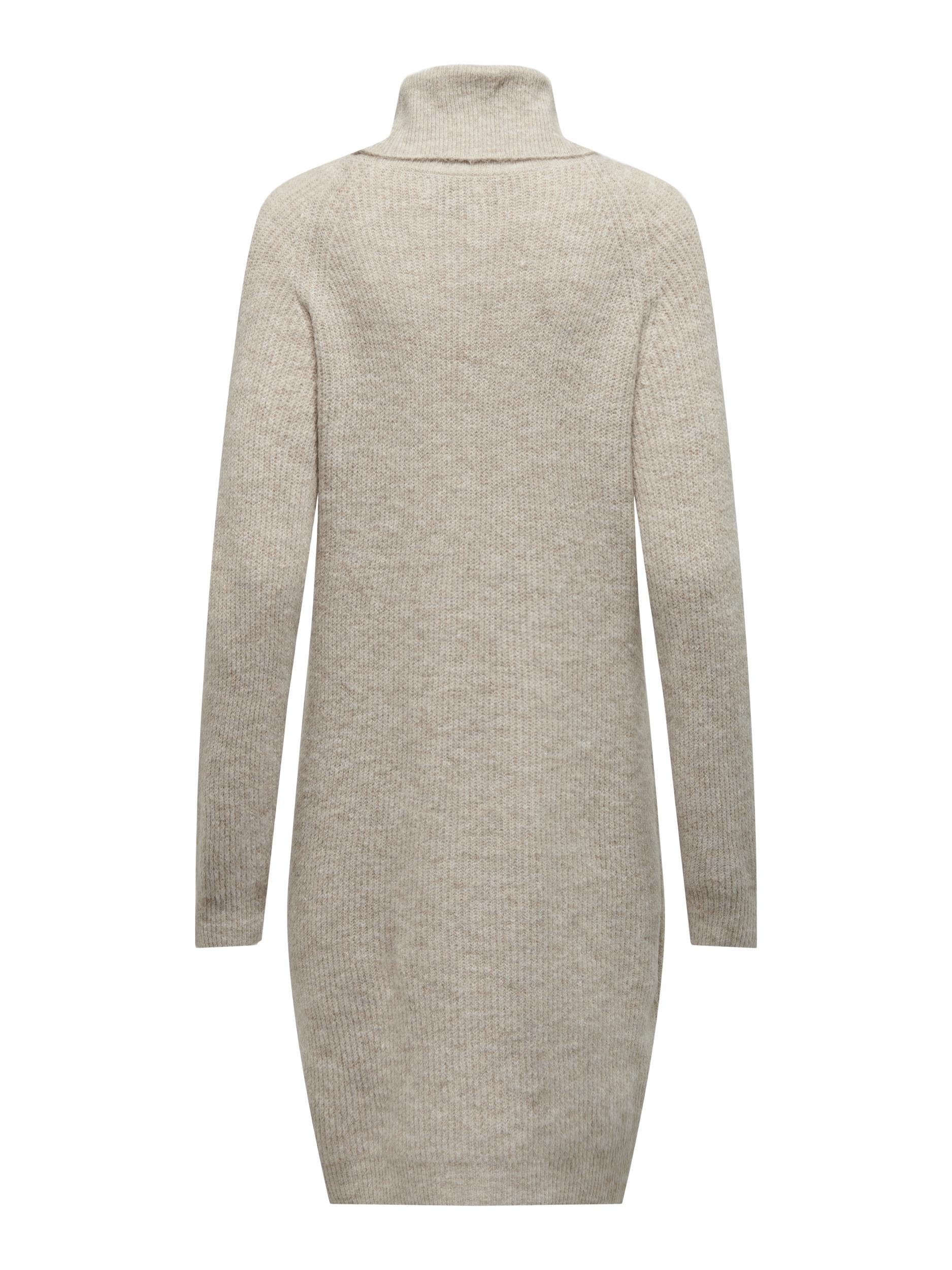 ONLY Strickkleid »ONLSILLY LS ROLLNECK DRESS BF KNT«, mit Rollkragen