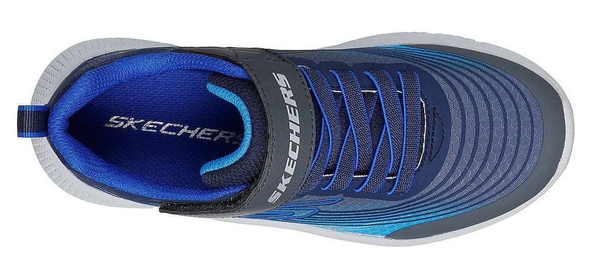 Skechers Sneaker »MICROSPEC ADVANCE«  Klettschuh in cooler Farbkombination, Grössenschablone zum Download