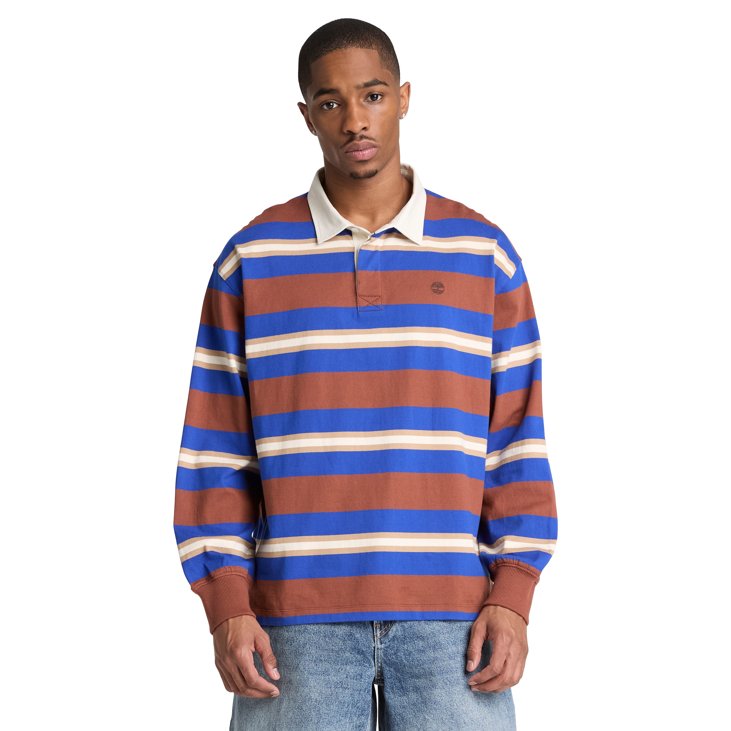 Timberland Langarm-Poloshirt »LS Rugby Polo« mit langem Arm, aus Baumwolle, auch in grossen Grössen