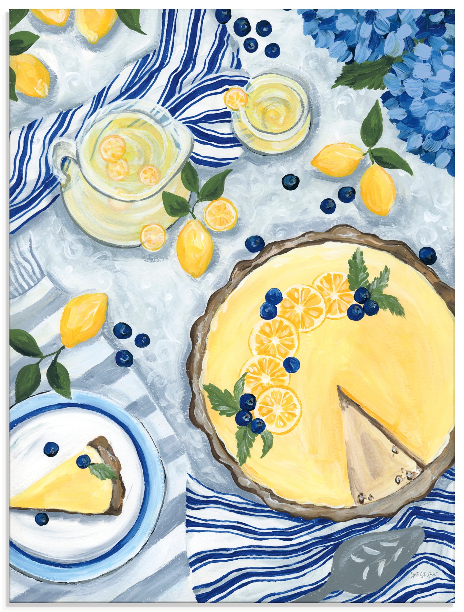 Image of Artland Glasbild "Summer Picnic I" Arrangements 1 Stk. tlg. in verschiedenen Grössen