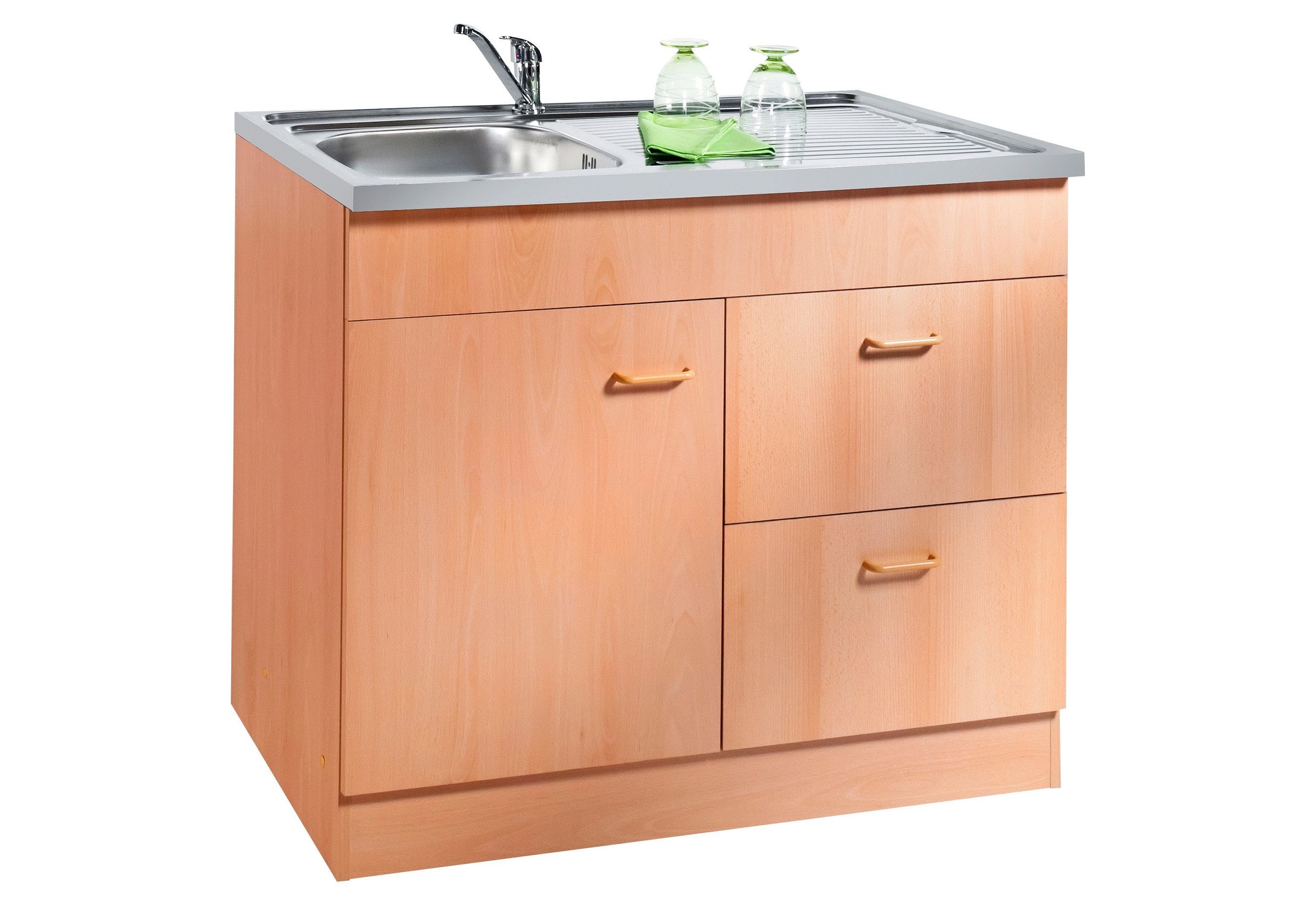 KOCHSTATION Spülenschrank "KS-Elster" Breite 100 cm