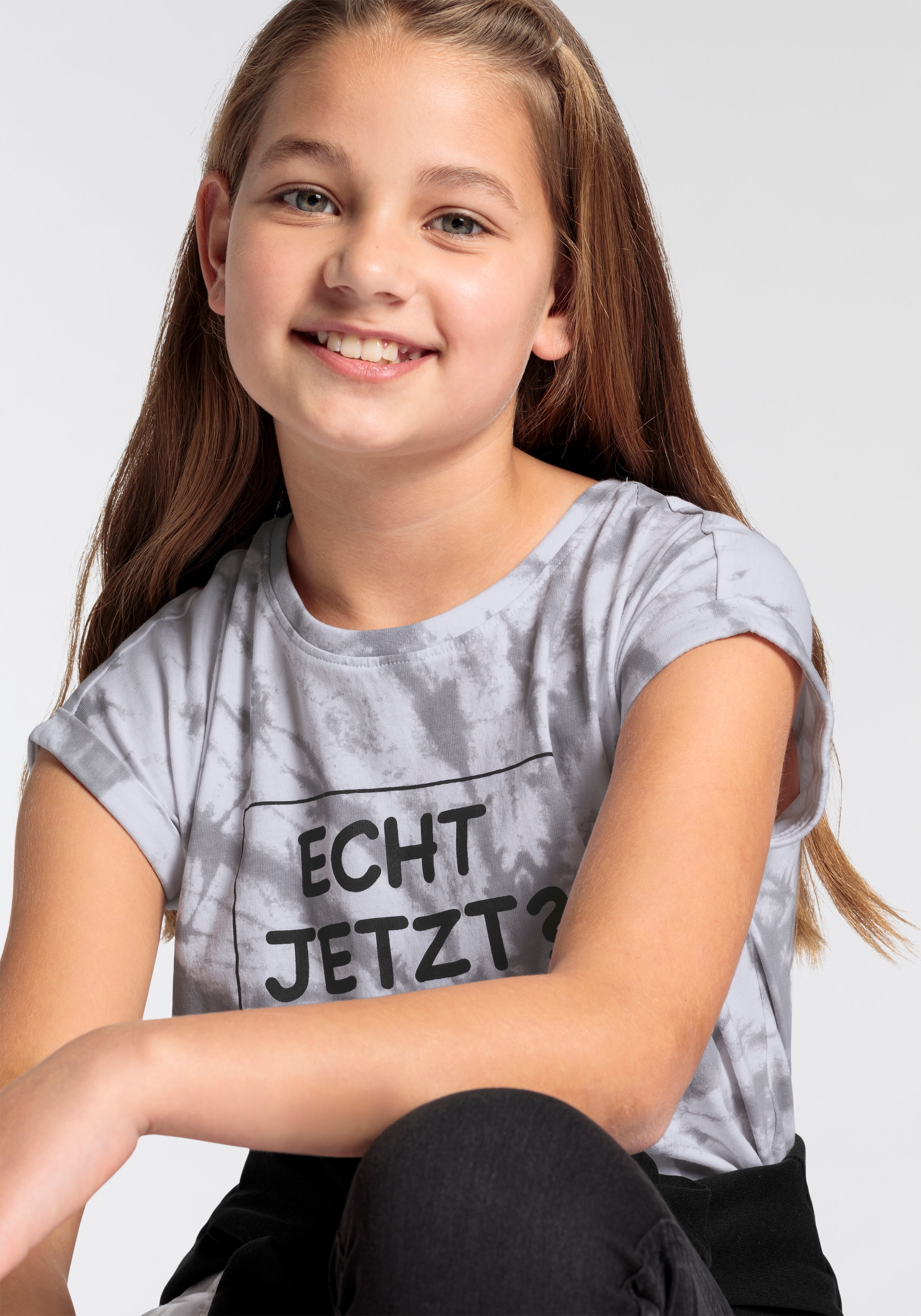 KIDSWORLD T-Shirt »ECHT JETZT?«, Sprüche-Shirt