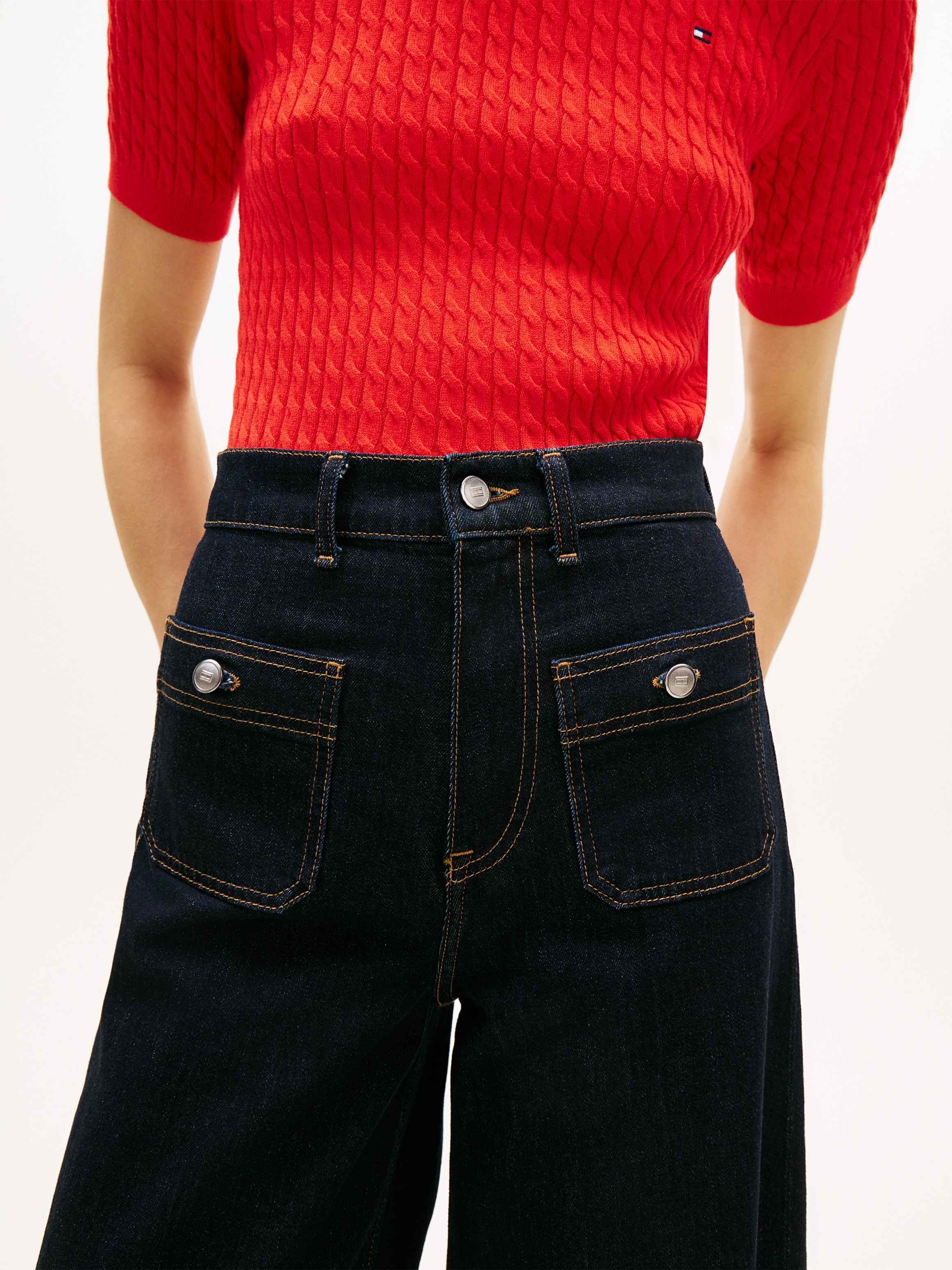 Tommy Hilfiger Jeans à 5 poches »DNM RINSE 70's WIDE LEG HW«